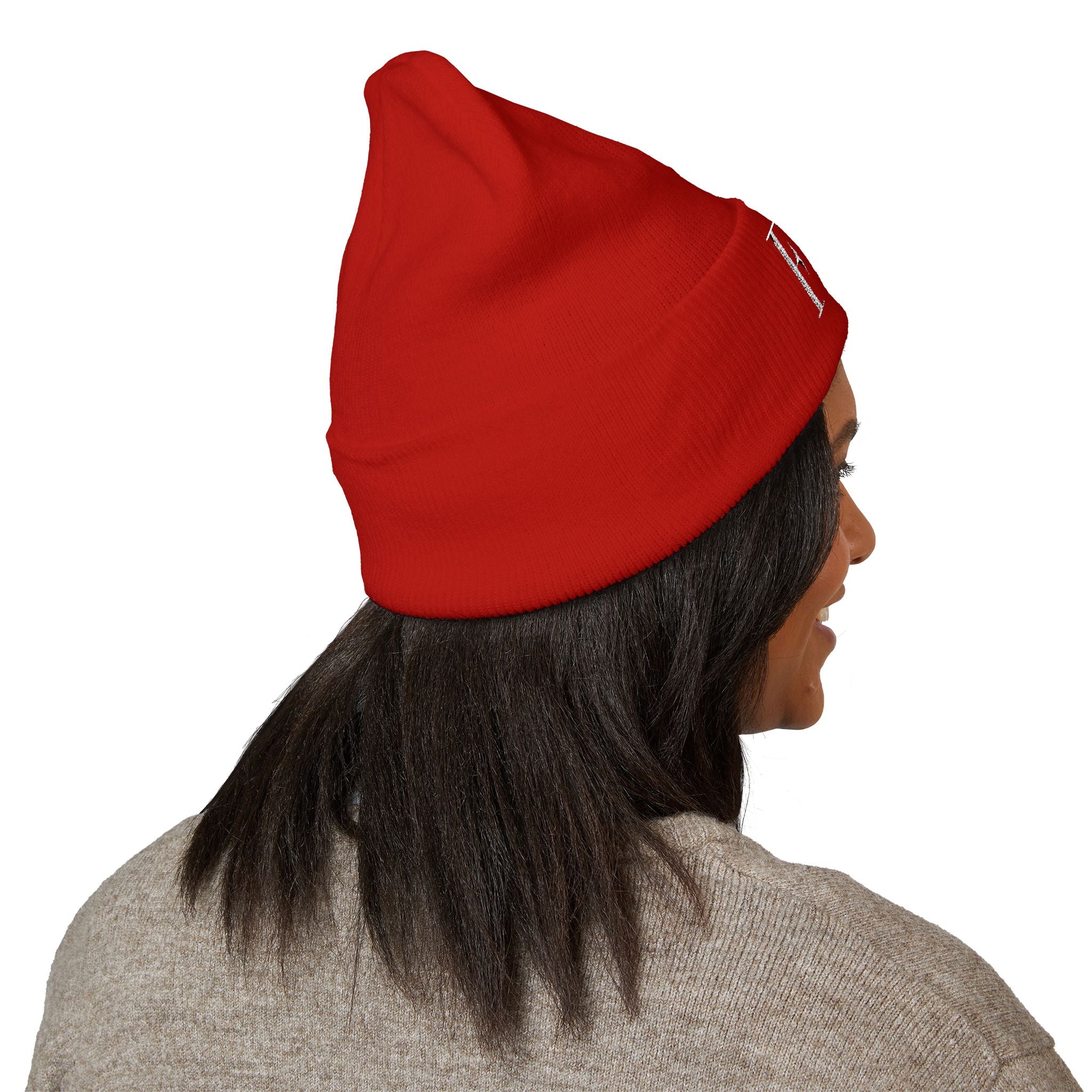 Beanie Hat - Olympian Fly Embroidered Classic Cuffed Beanie