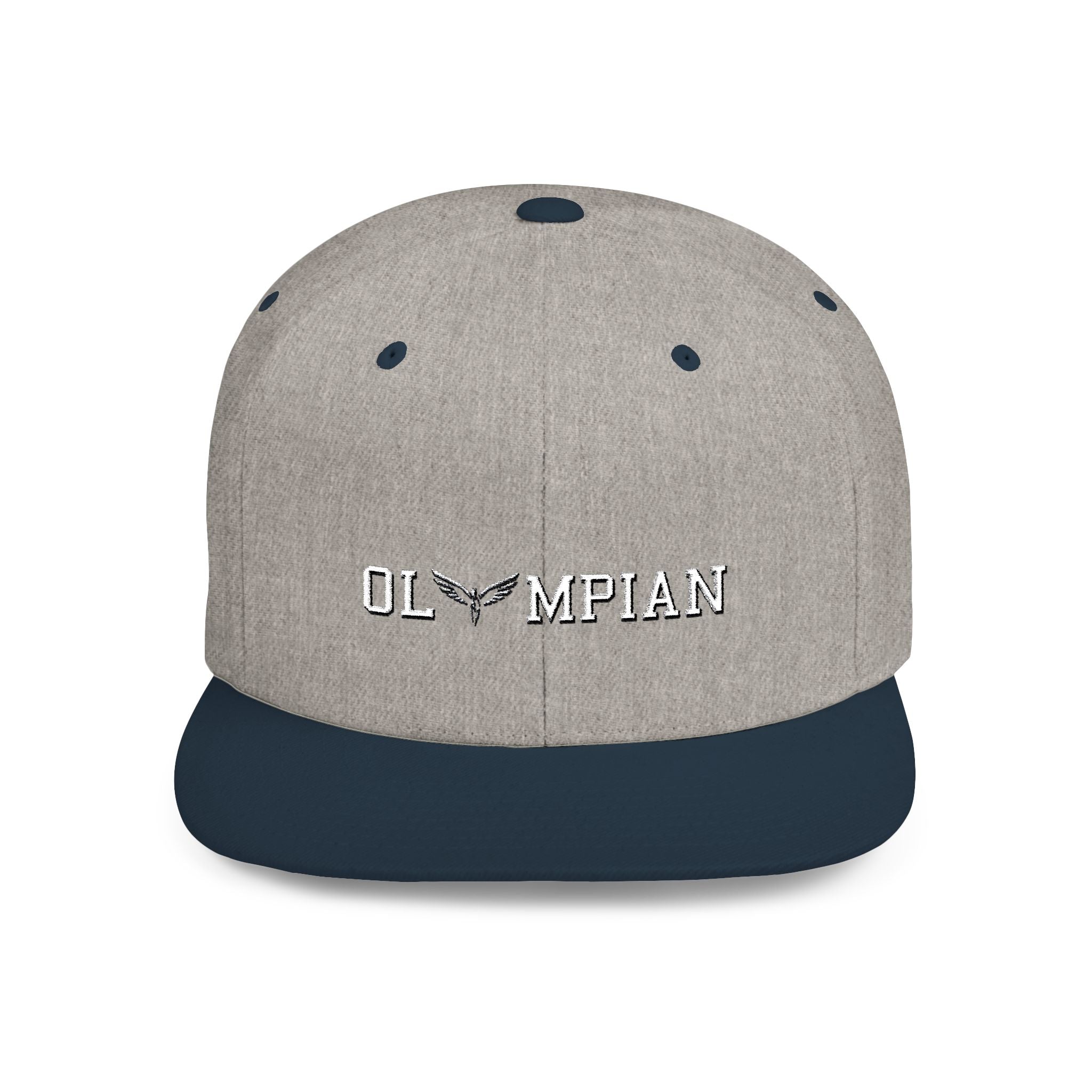 Olympian Flat Bill Snapback Hat