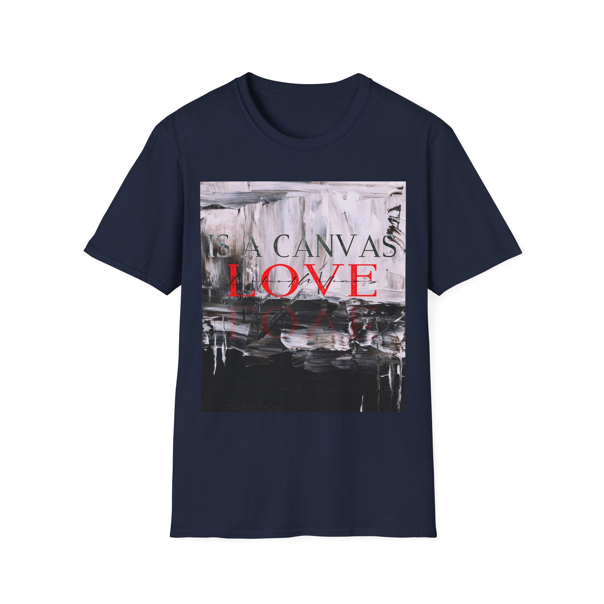 LOVE IS CANVAS Unisex Softstyle T-Shirt