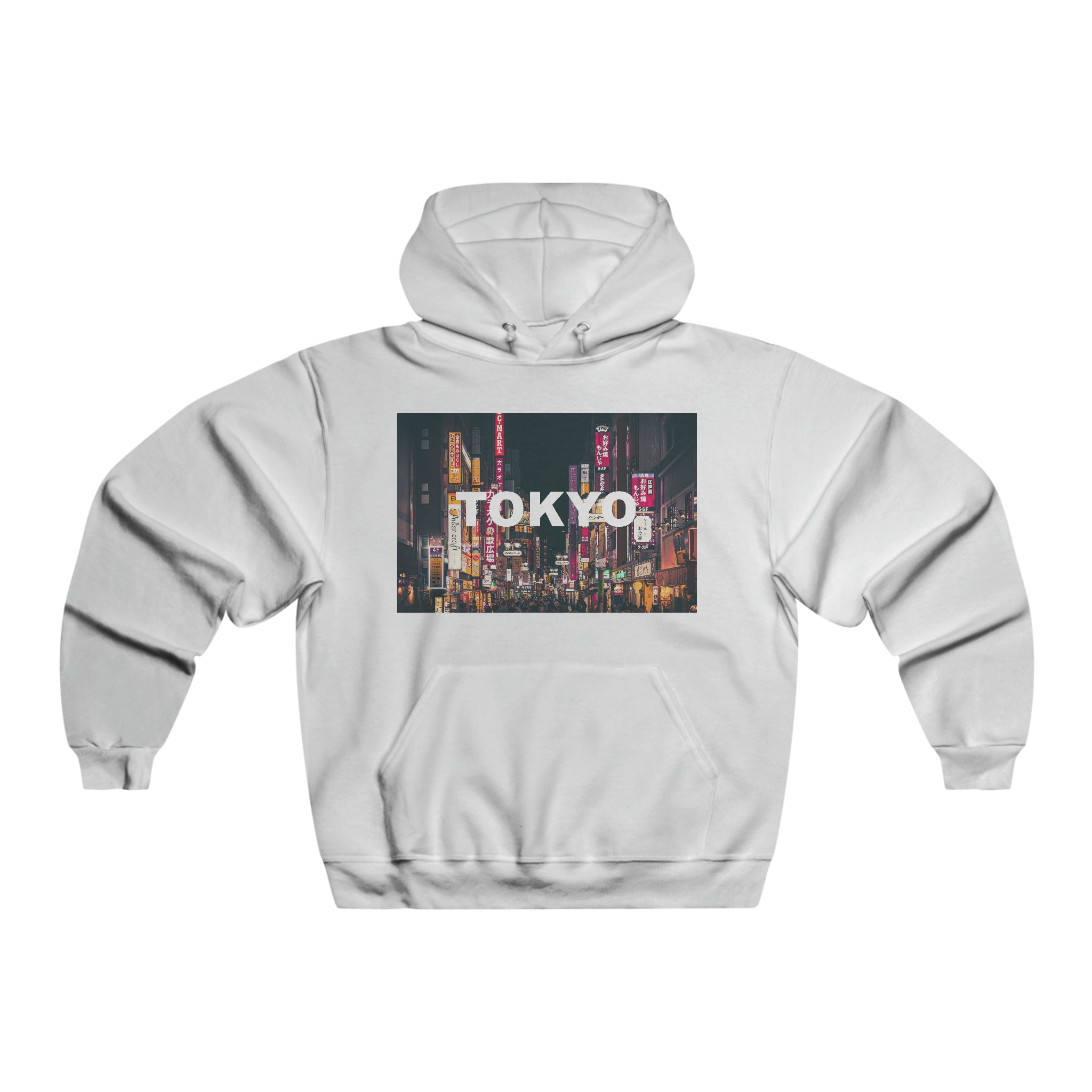 Tokyo Mens Hooded Sweatshirt