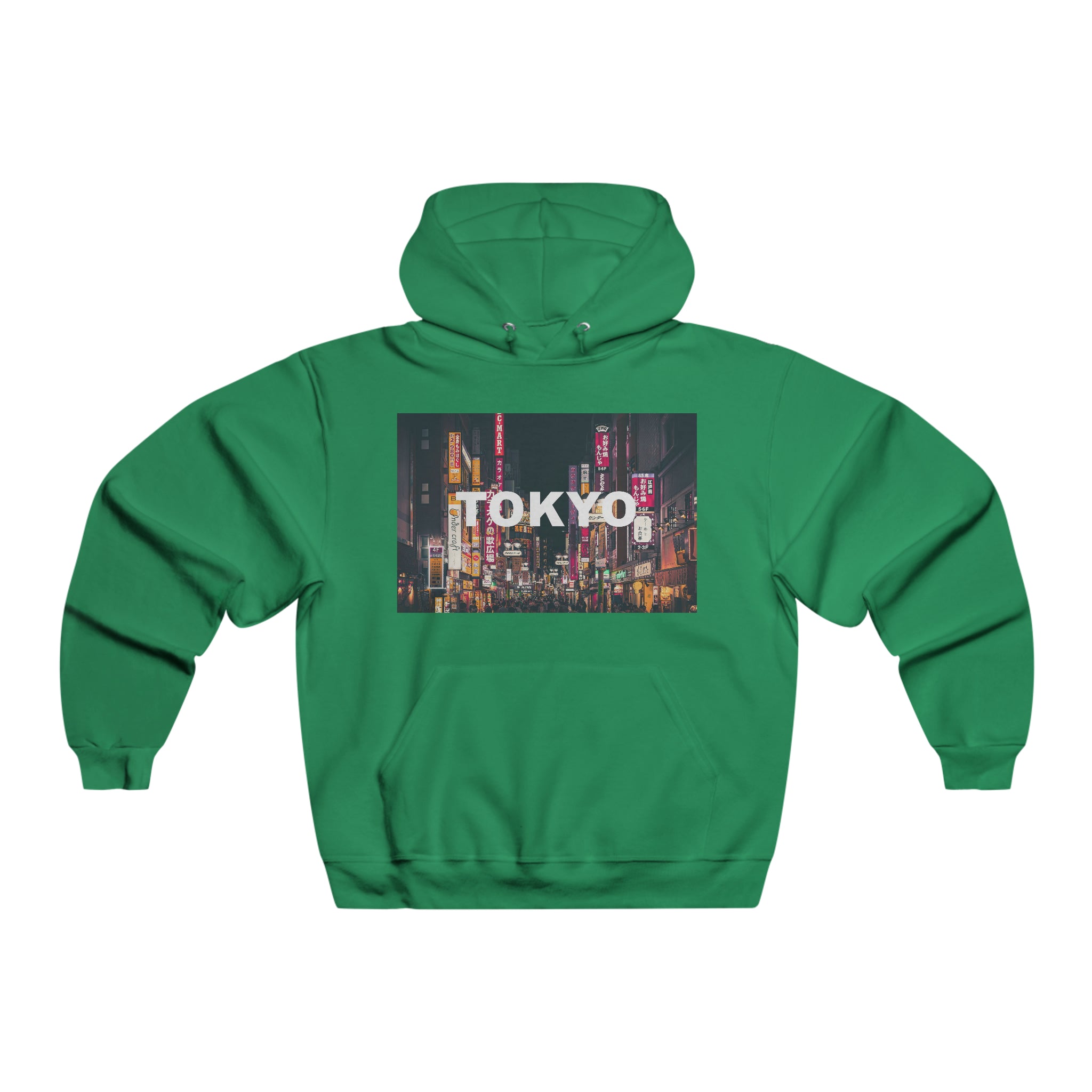 Tokyo Mens Hooded Sweatshirt