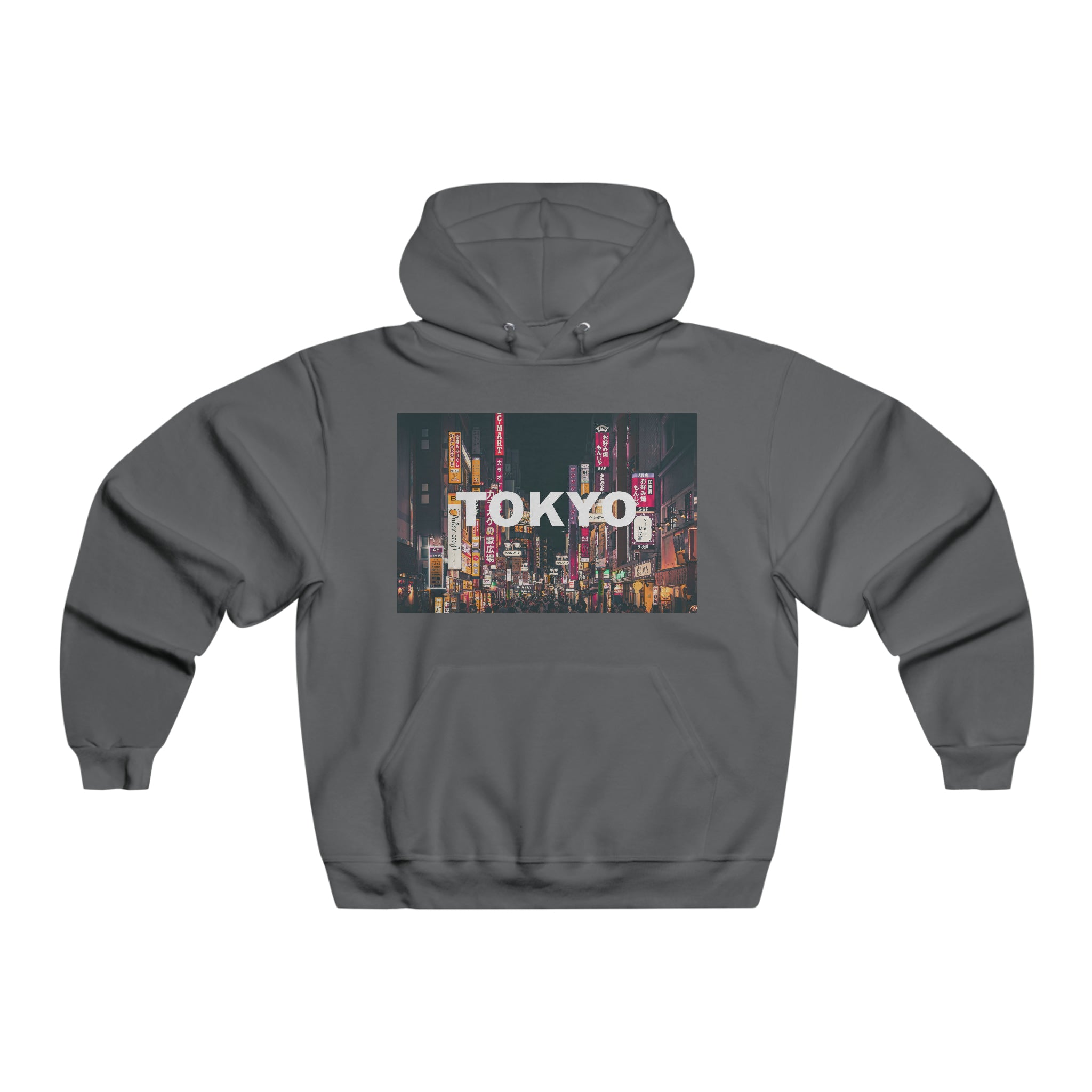 Tokyo Mens Hooded Sweatshirt