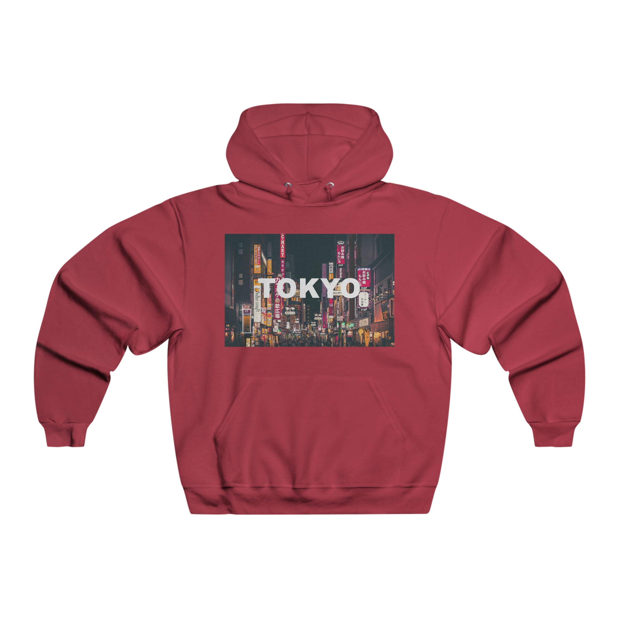 Tokyo Mens Hooded Sweatshirt