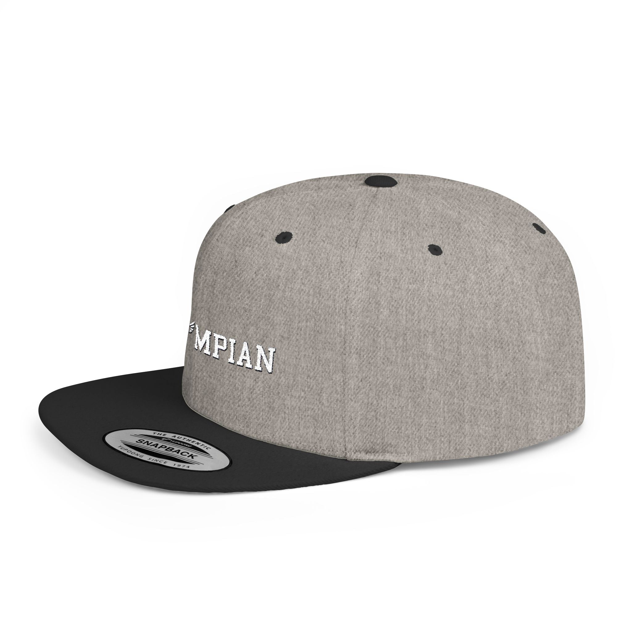 Olympian Flat Bill Snapback Hat