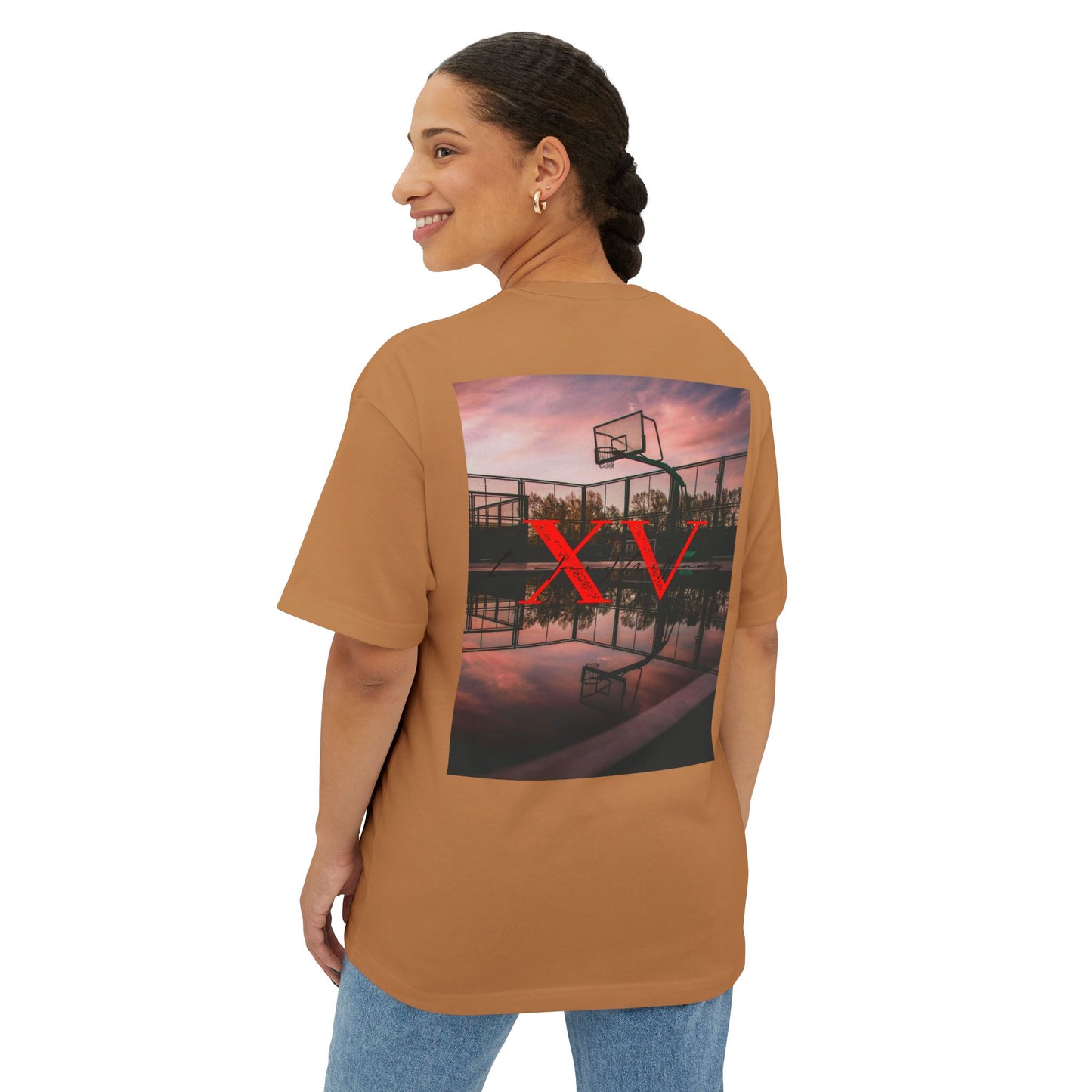 Oversized Tee - 'Get Up Josh Hart' Design