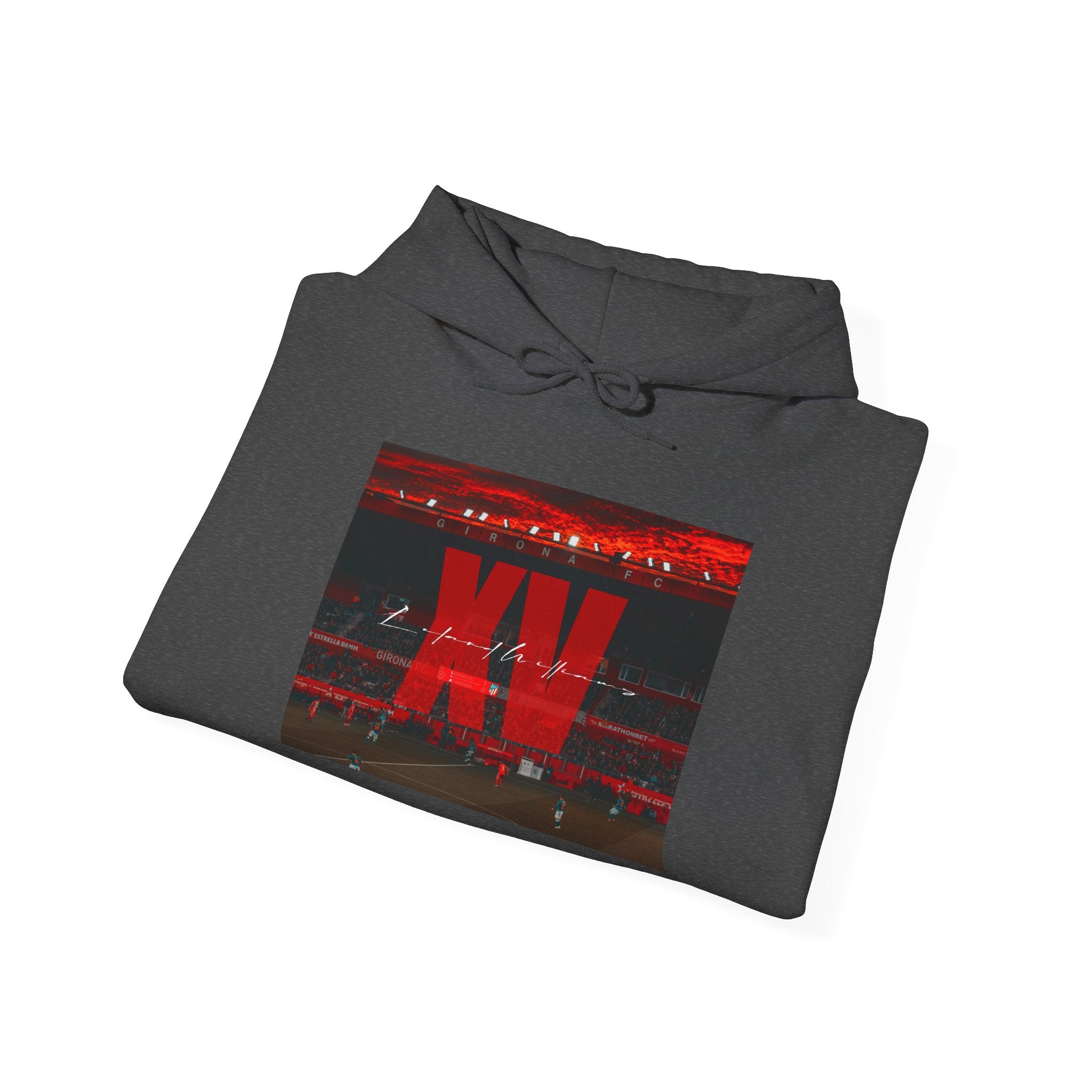 XV Red Stadium Hoodie - Sporty Graphic Pullover