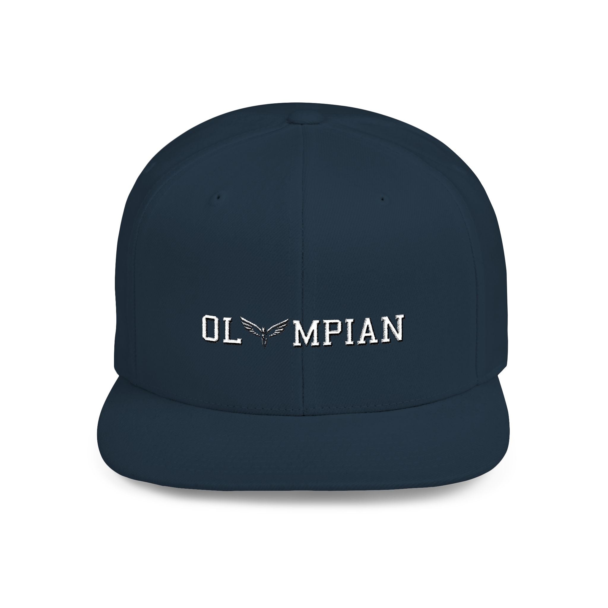 Olympian Flat Bill Snapback Hat