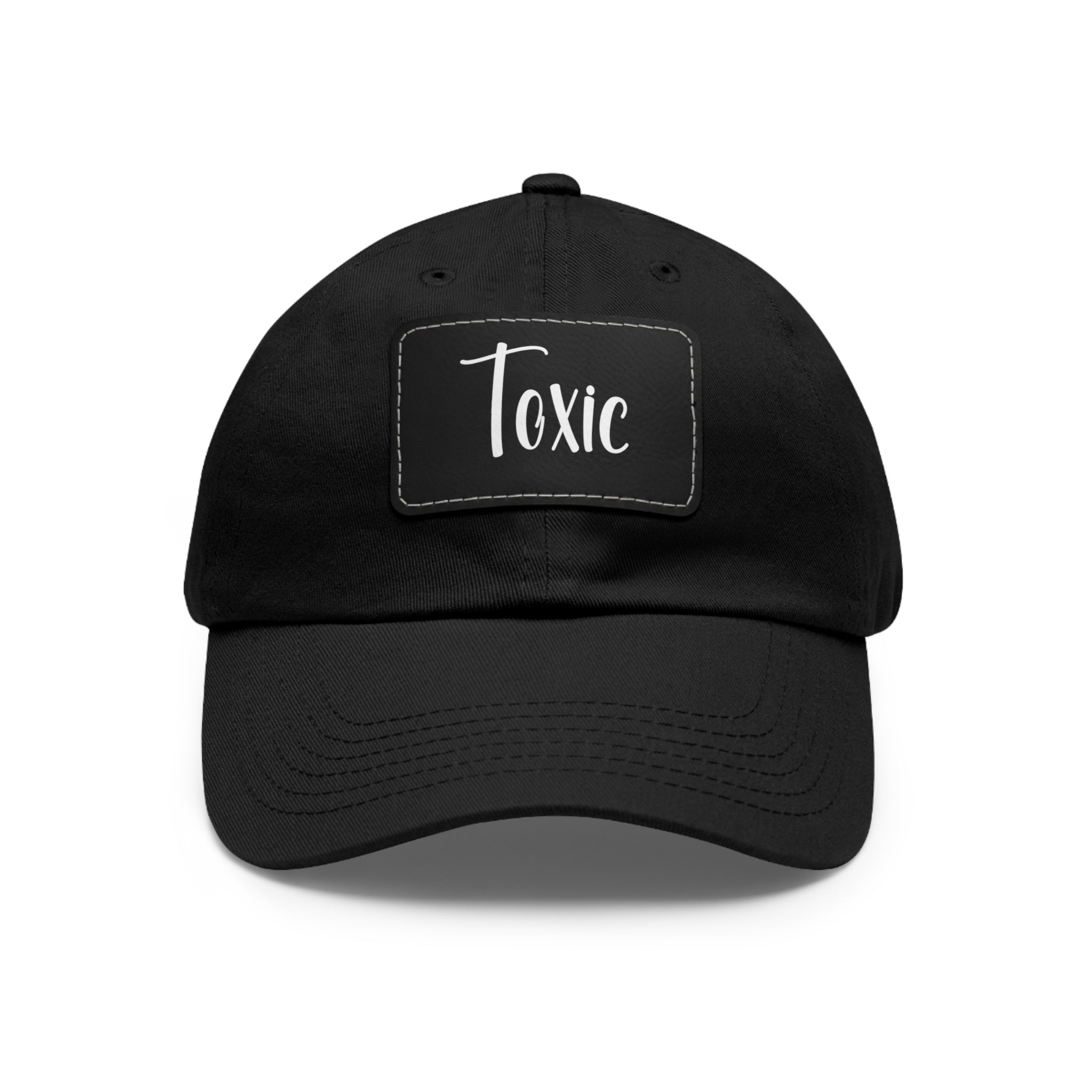 Toxic Dad Hat with Leather Patch