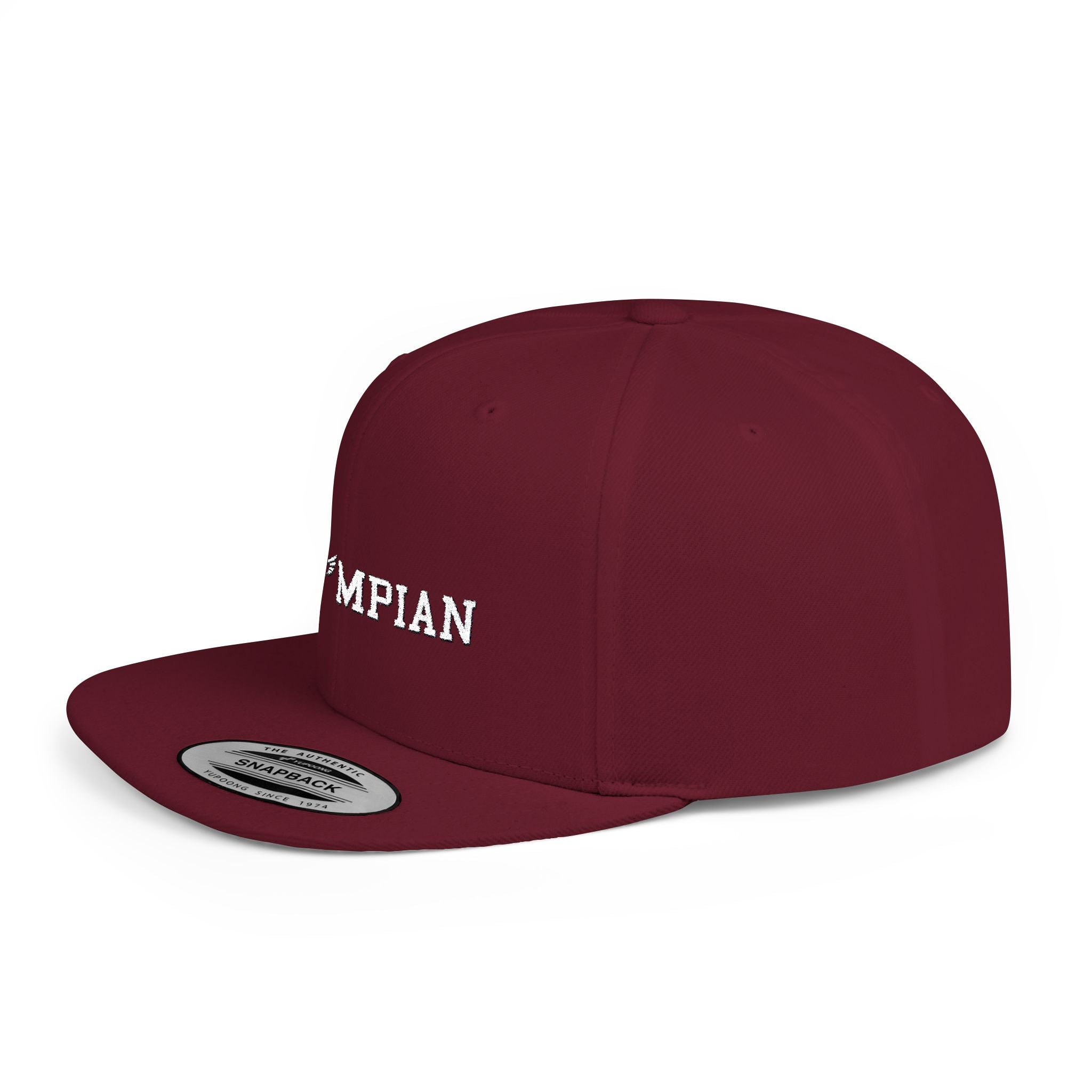 Olympian Flat Bill Snapback Hat