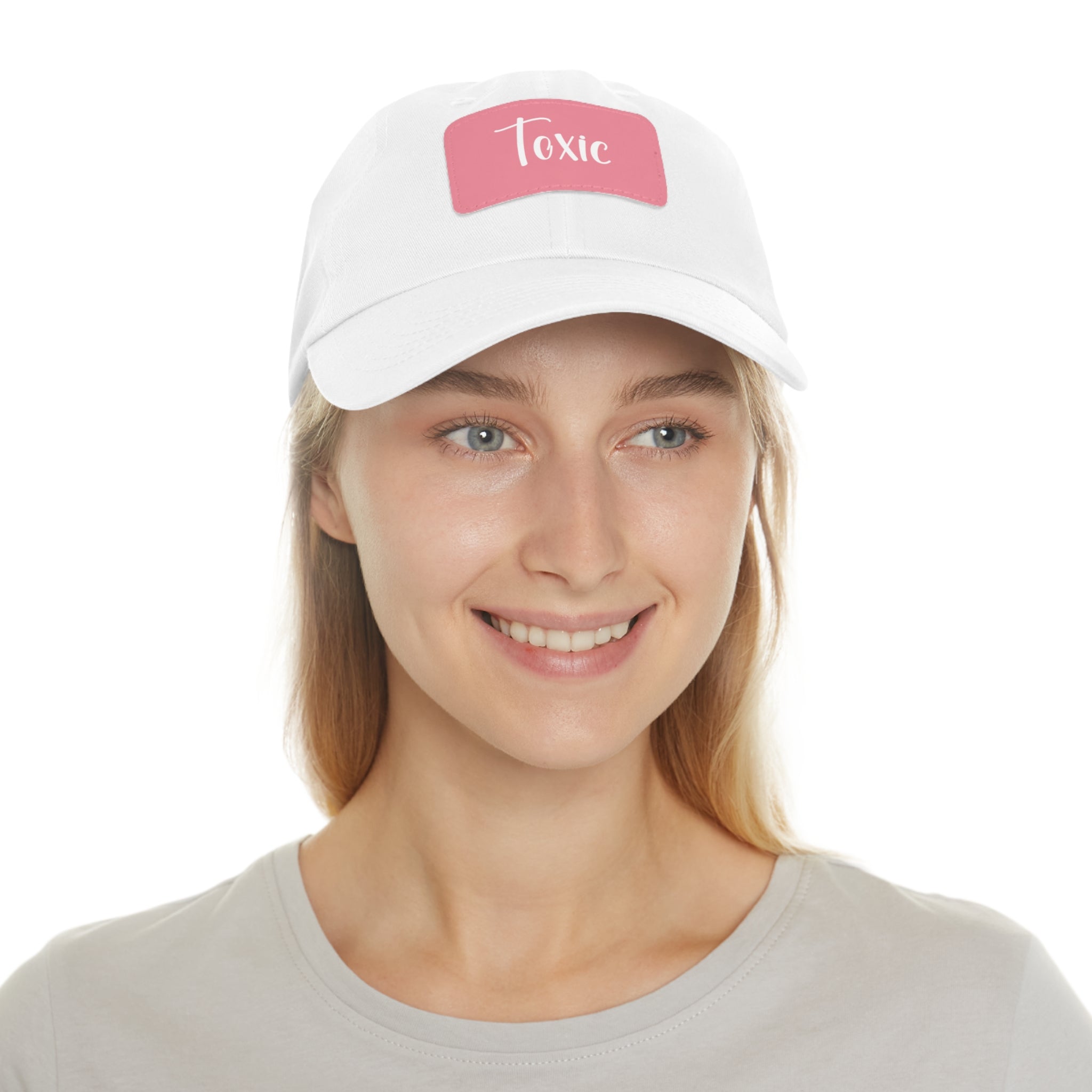 Toxic Dad Hat with Leather Patch