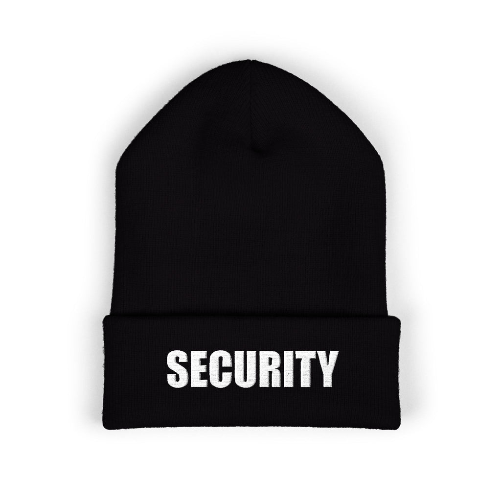Embroidered Security Beanie