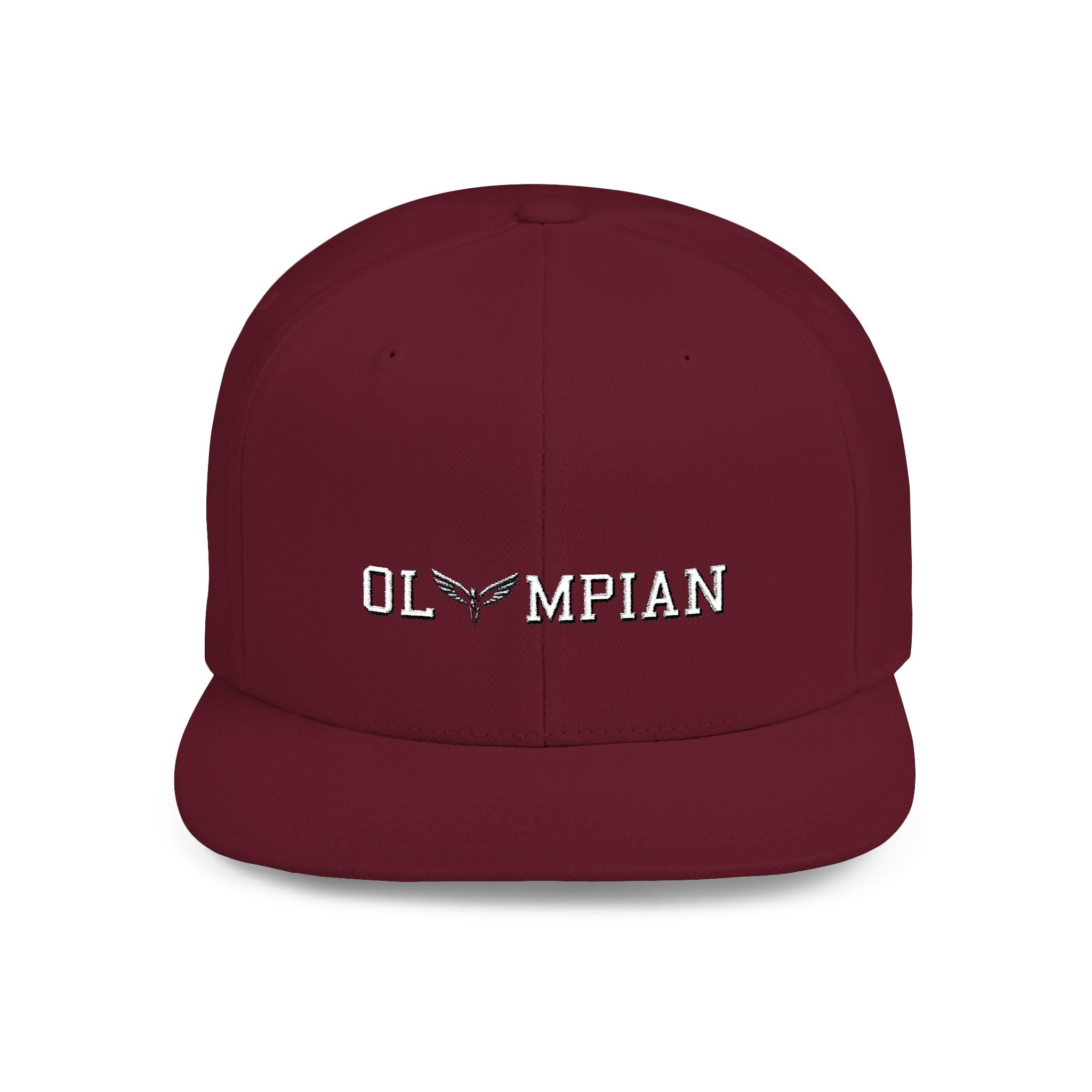 Olympian Flat Bill Snapback Hat