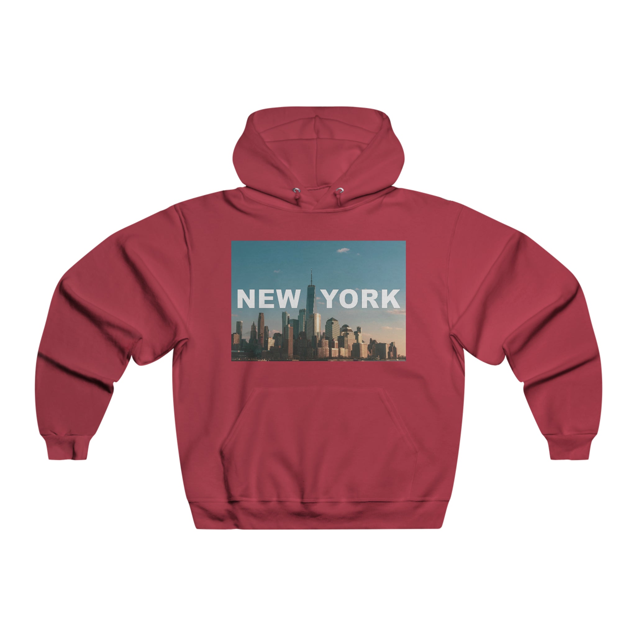 NYC Freedom Tower Mens Hooded Sweatshirt