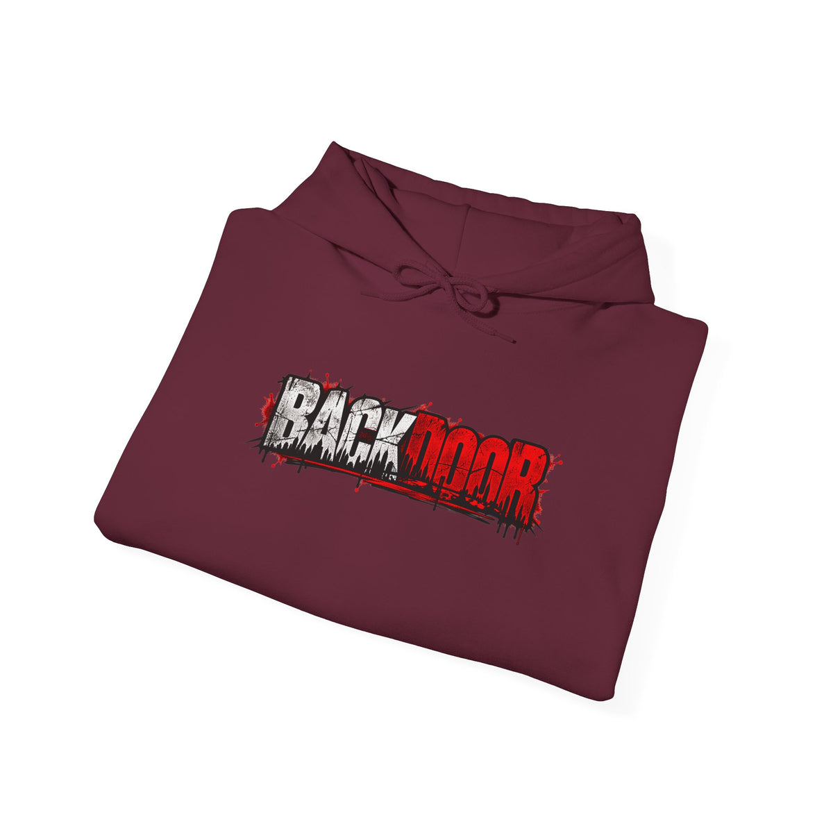 "BackDoor" Crime Drama Series Graphic Hoodie – 'Cast x Crew' Streetwear Pullover