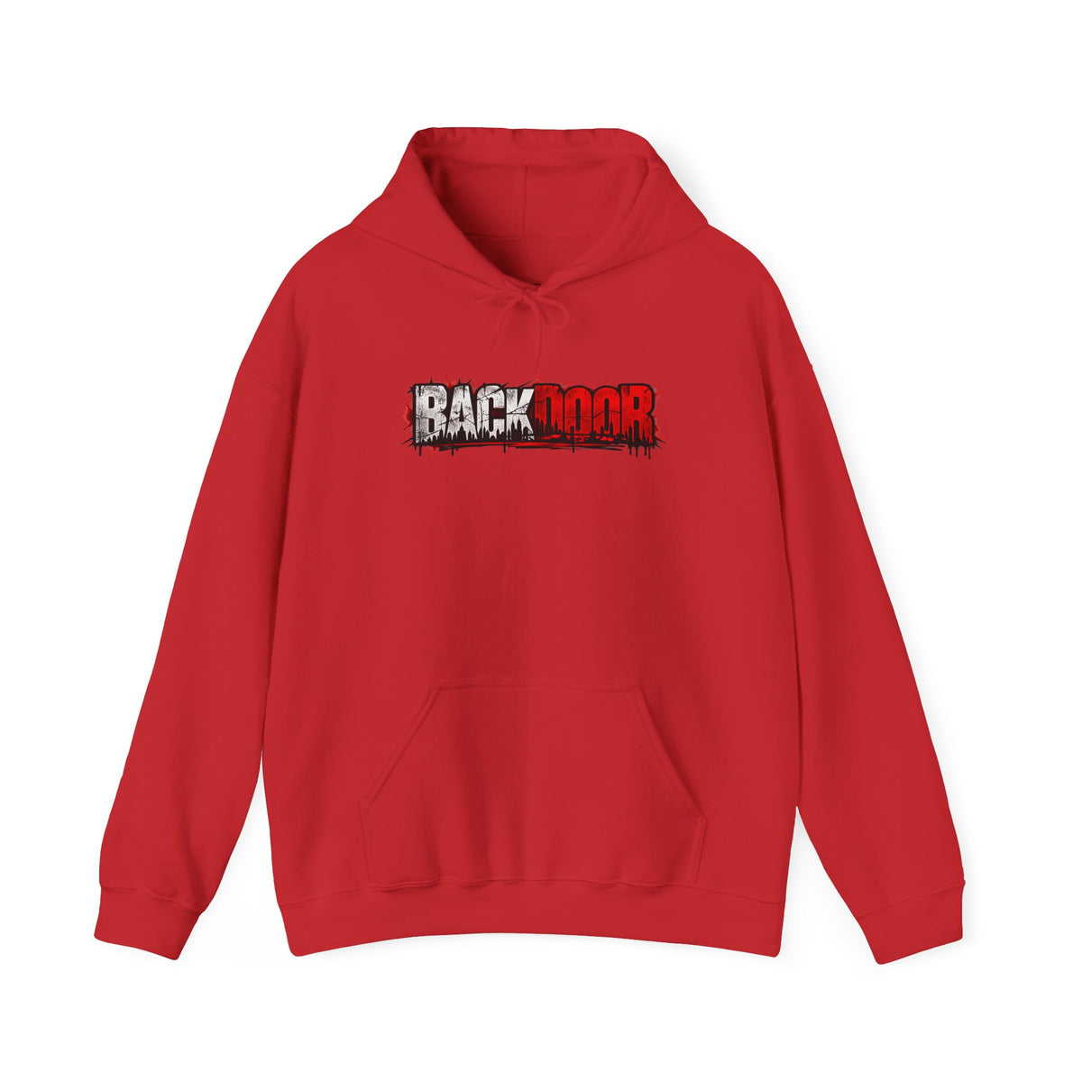 "BackDoor" Crime Drama Series Graphic Hoodie – 'Cast x Crew' Streetwear Pullover