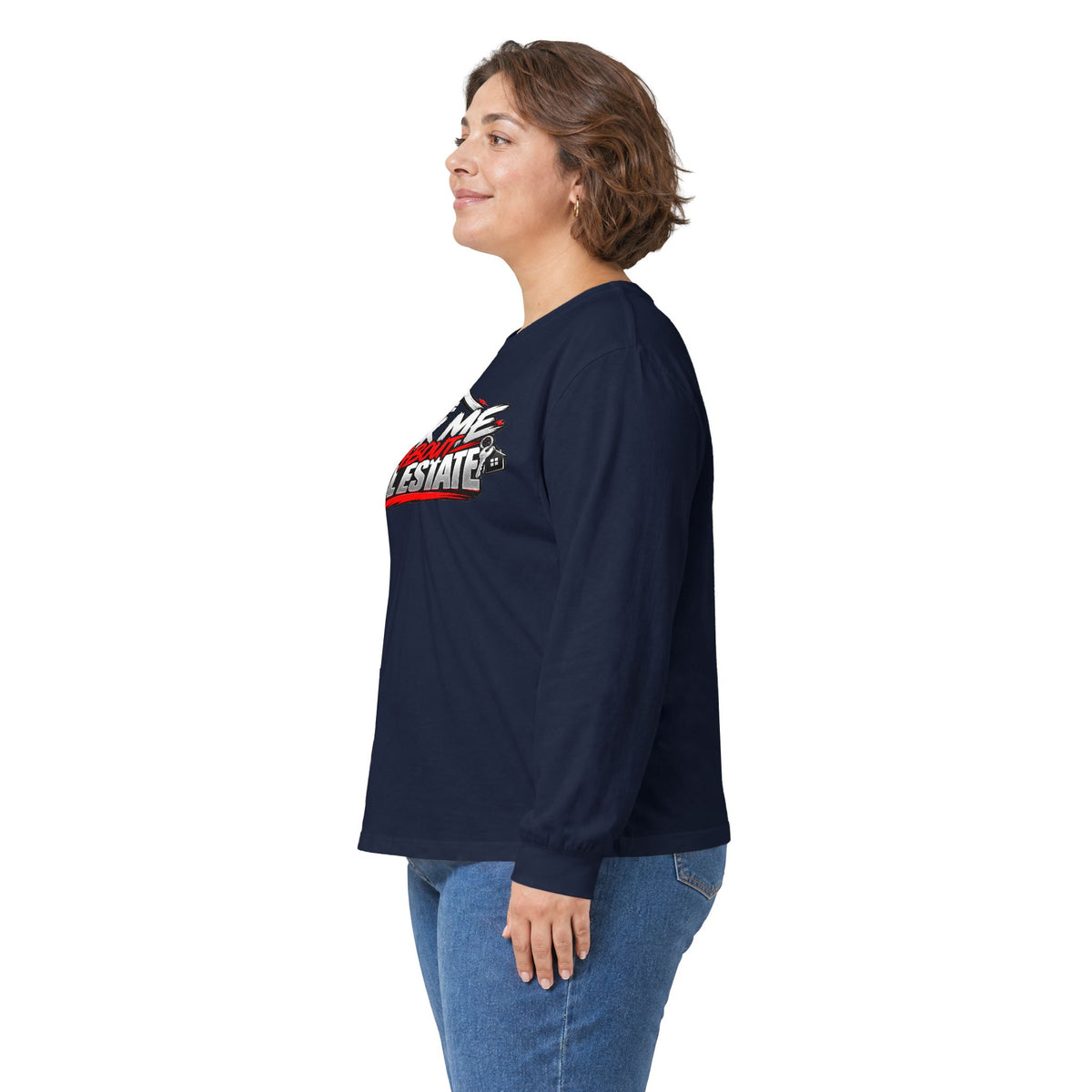 Ask Me About Real Estate Long Sleeve Tee