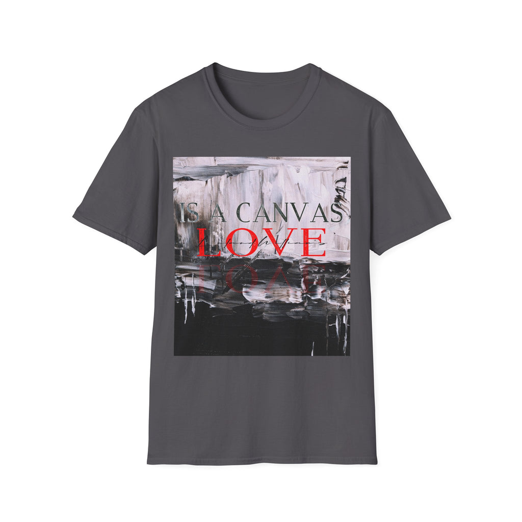 LOVE IS CANVAS Unisex Softstyle T-Shirt