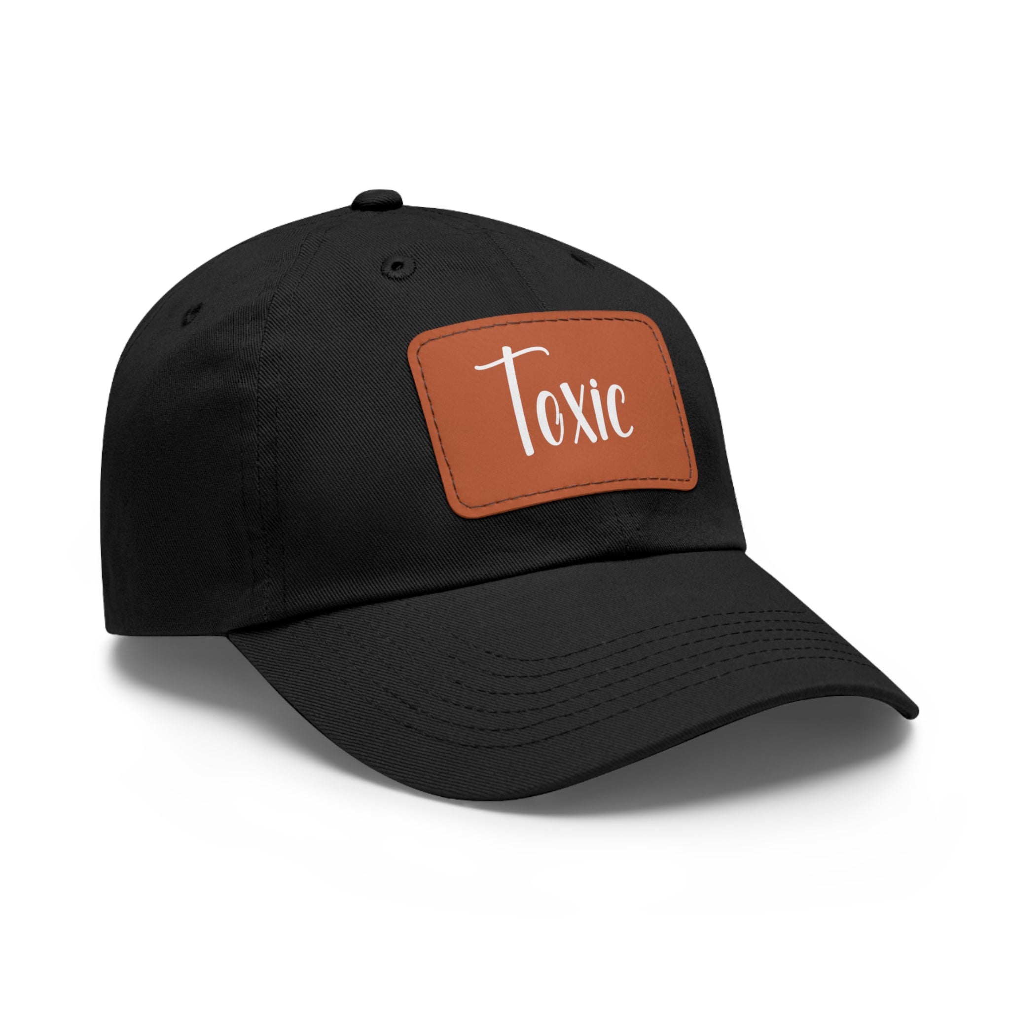 Toxic Dad Hat with Leather Patch