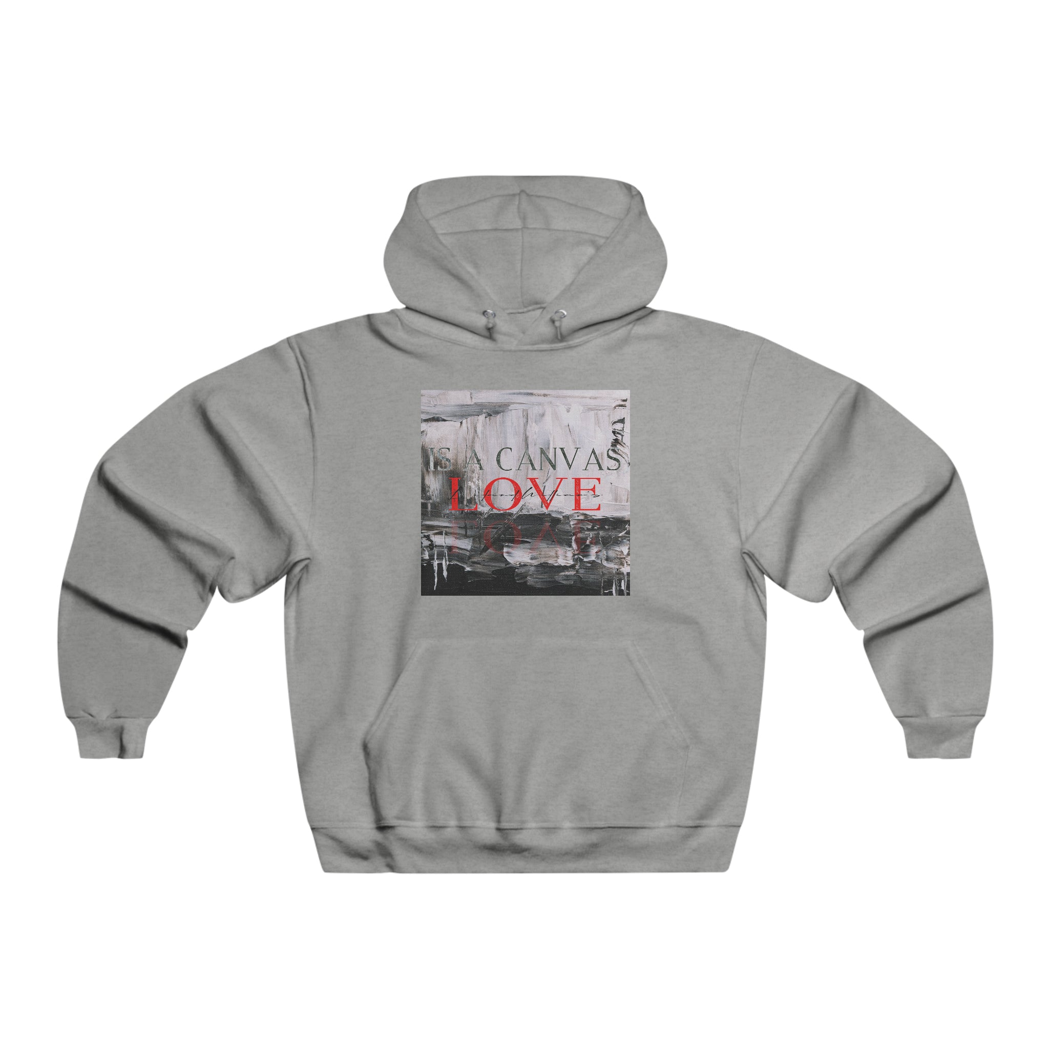 LOVE IS CANVAS Graphic Hoodie