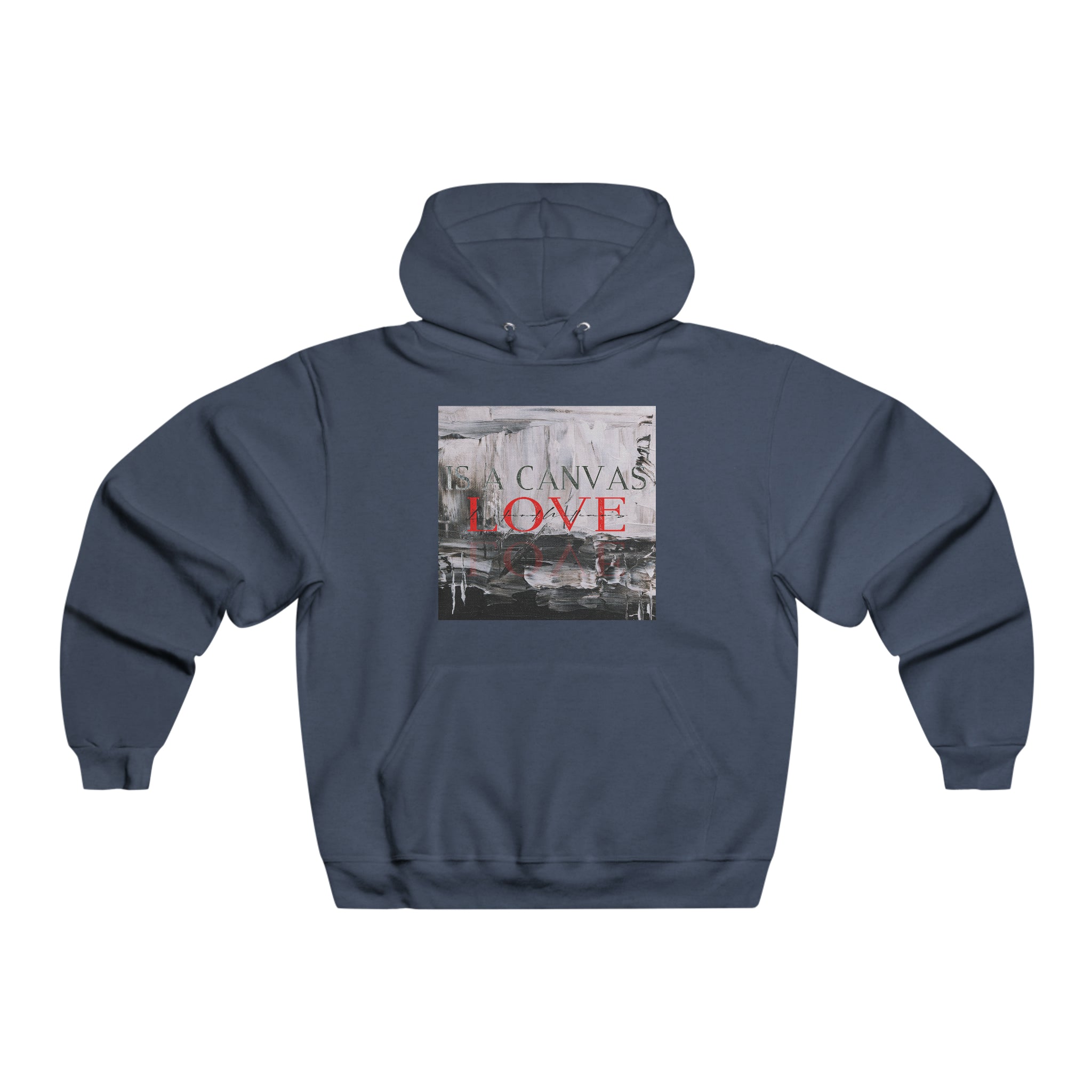 LOVE IS CANVAS Graphic Hoodie
