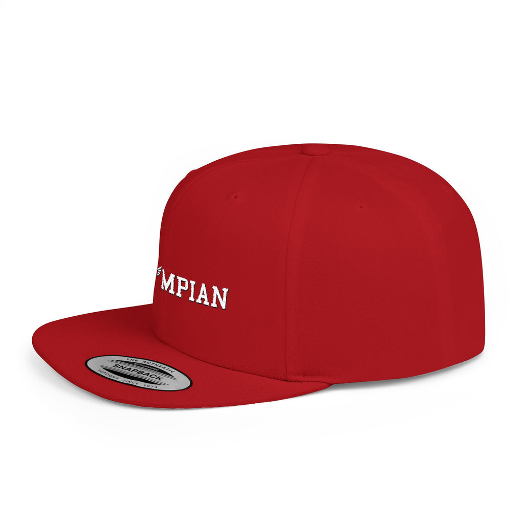 Olympian Flat Bill Snapback Hat