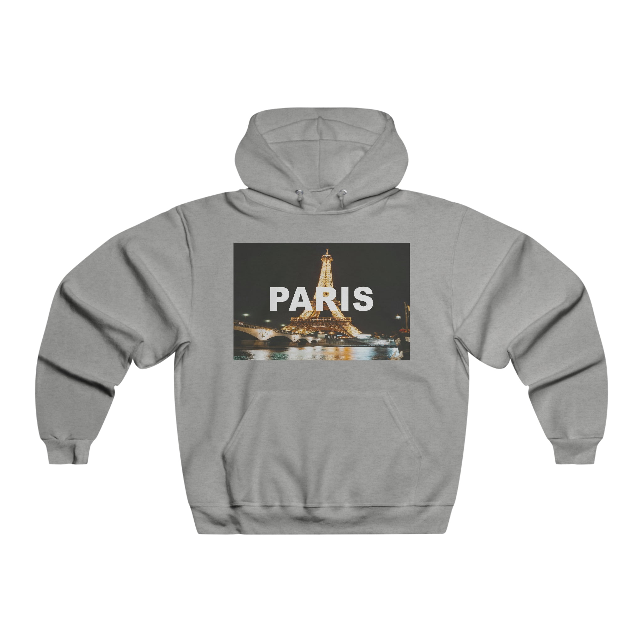 Paris Mens Hooded Sweatshirt