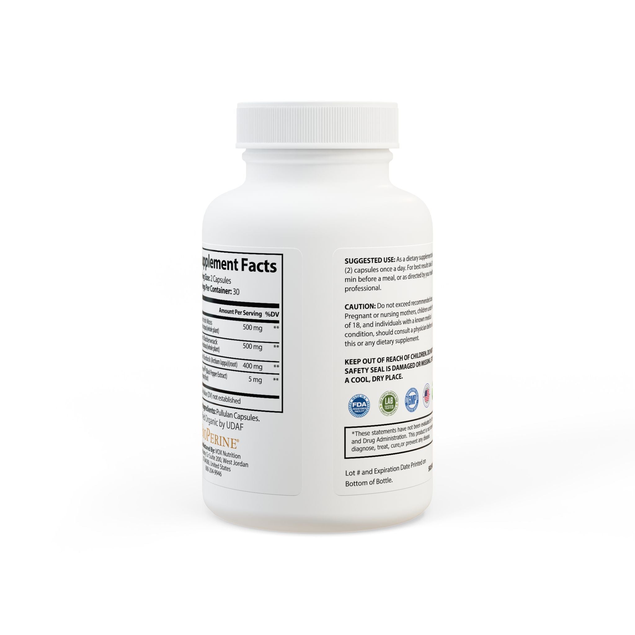 Olympian Sea Moss Supplement (60 Capsules)