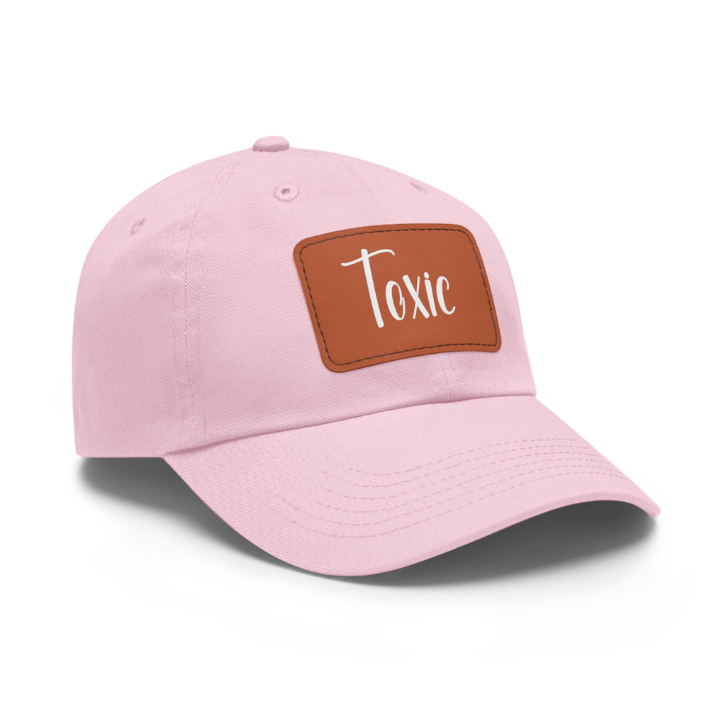 Toxic Dad Hat with Leather Patch