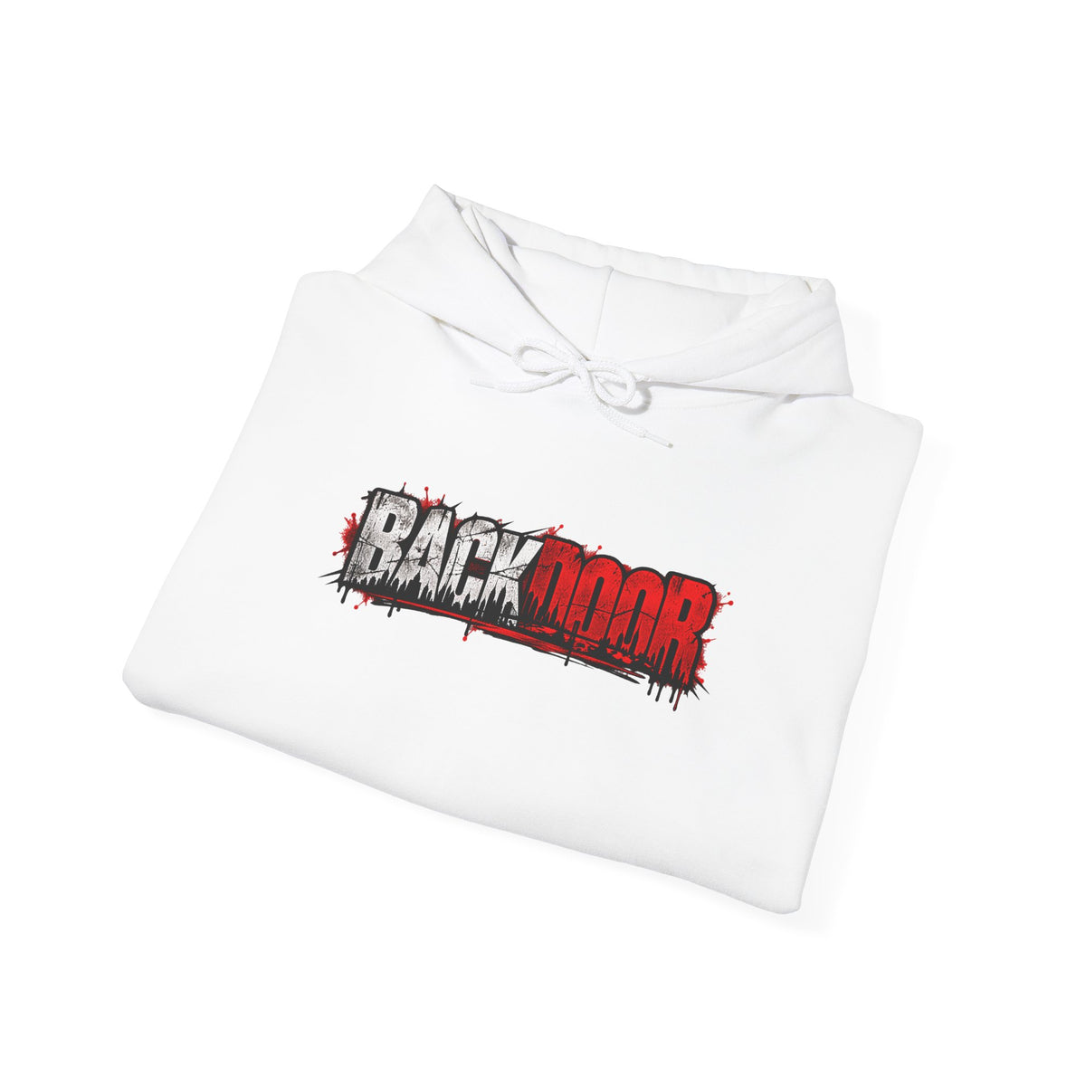 "BackDoor" Crime Drama Series Graphic Hoodie – 'Cast x Crew' Streetwear Pullover