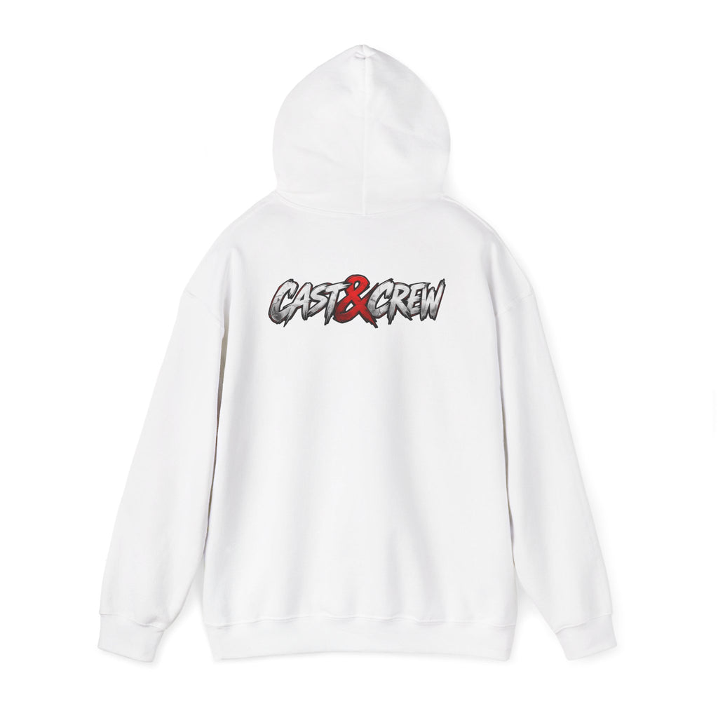 "BackDoor" Crime Drama Series Graphic Hoodie – 'Cast x Crew' Streetwear Pullover