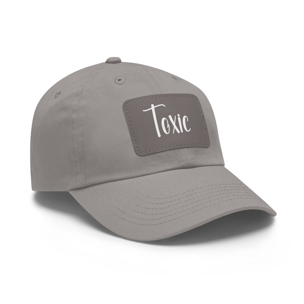 Toxic Dad Hat with Leather Patch