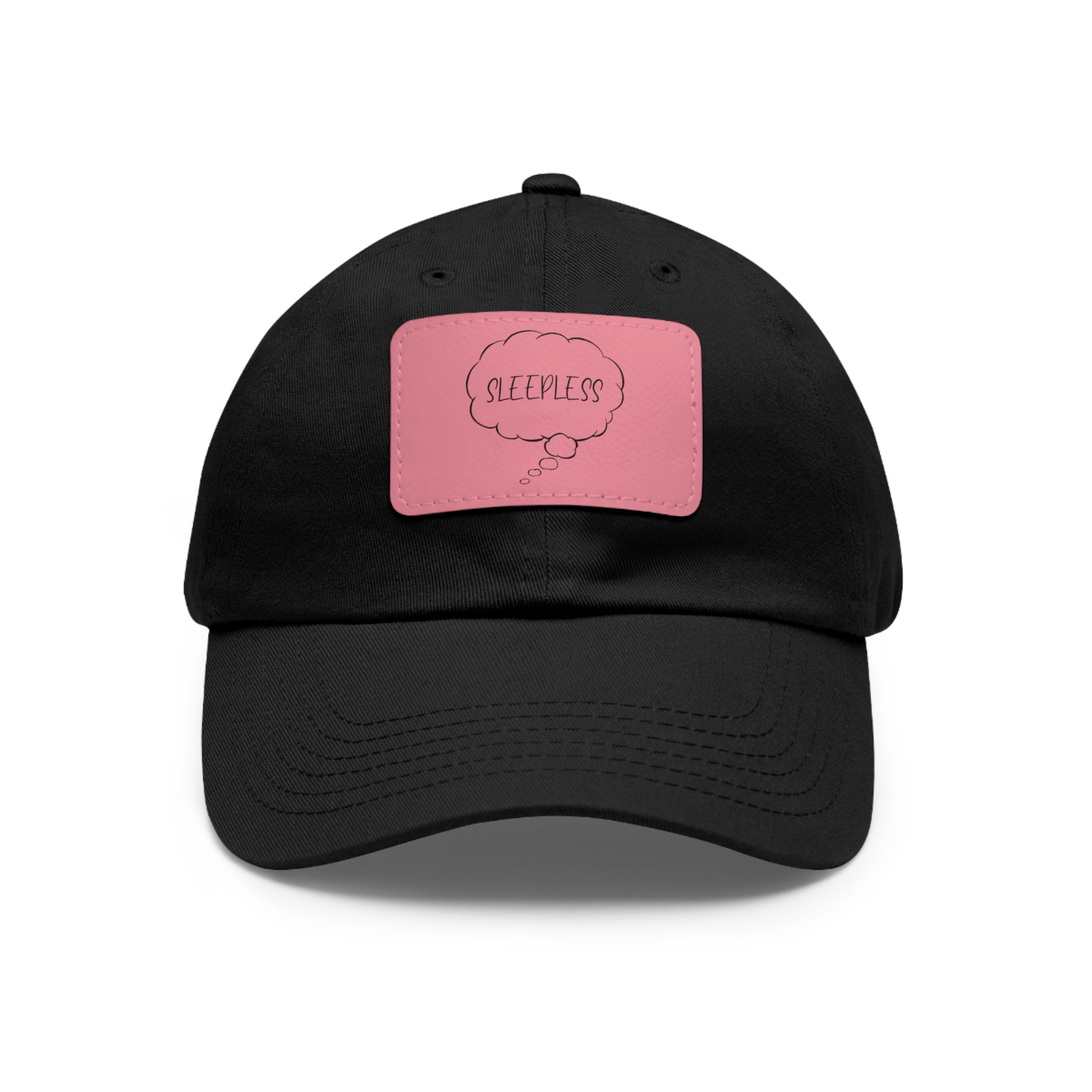 Sleepless Dad Hat with Leather Patch