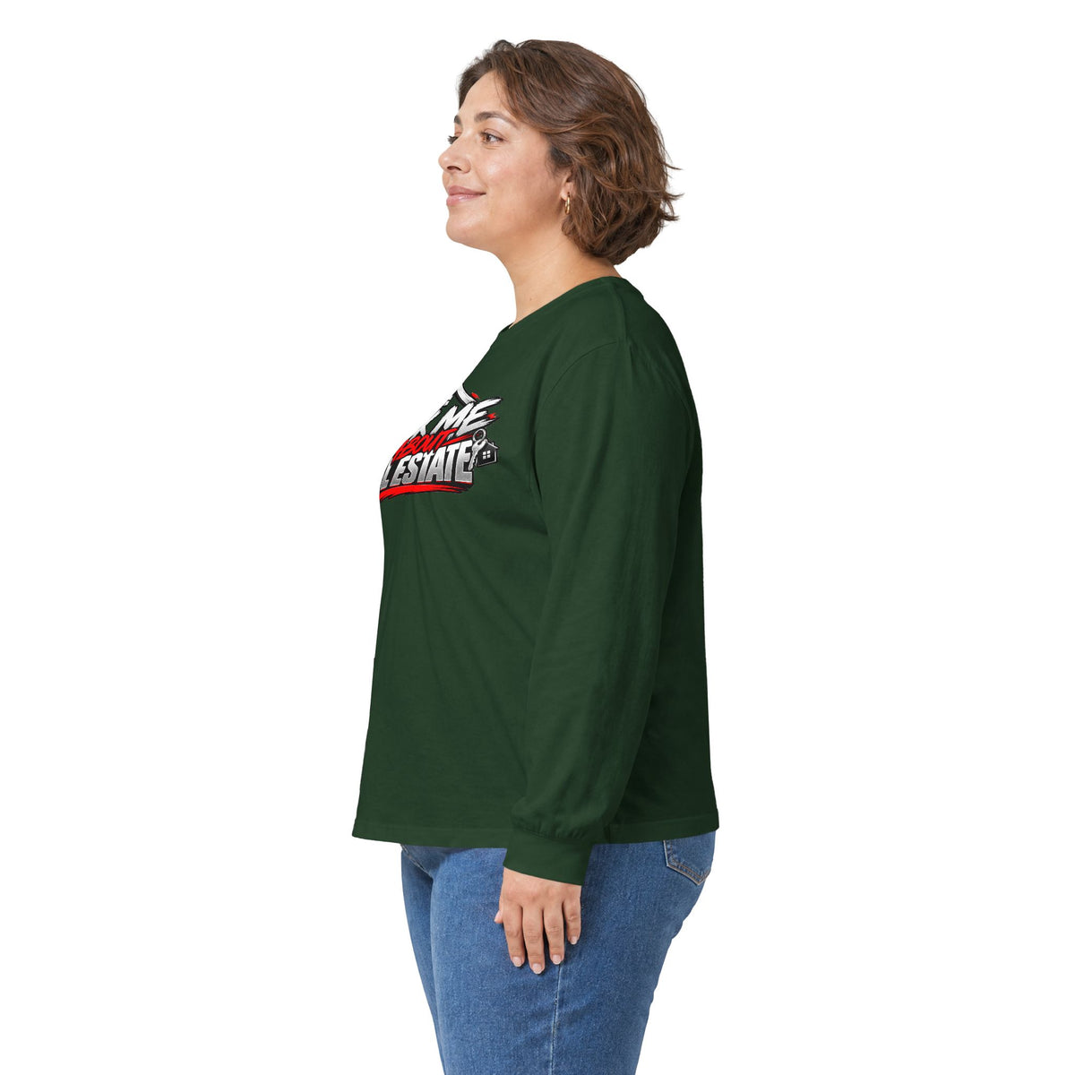 Ask Me About Real Estate Long Sleeve Tee