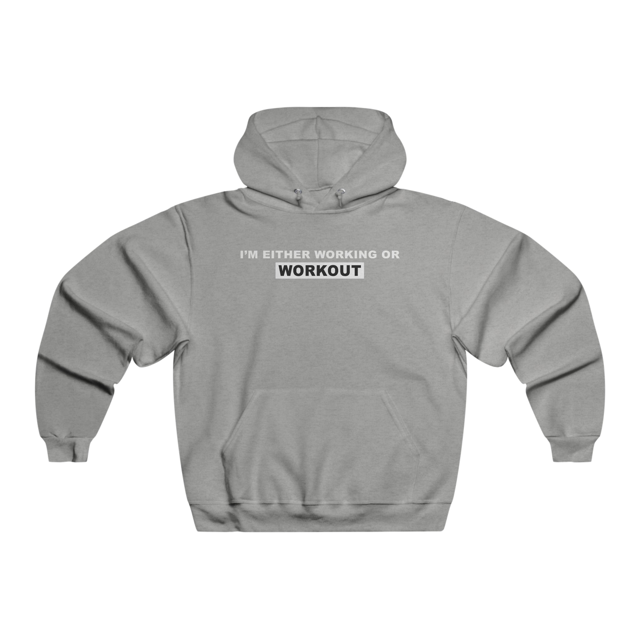 WORKING OR WORKOUT Graphic Hoodie