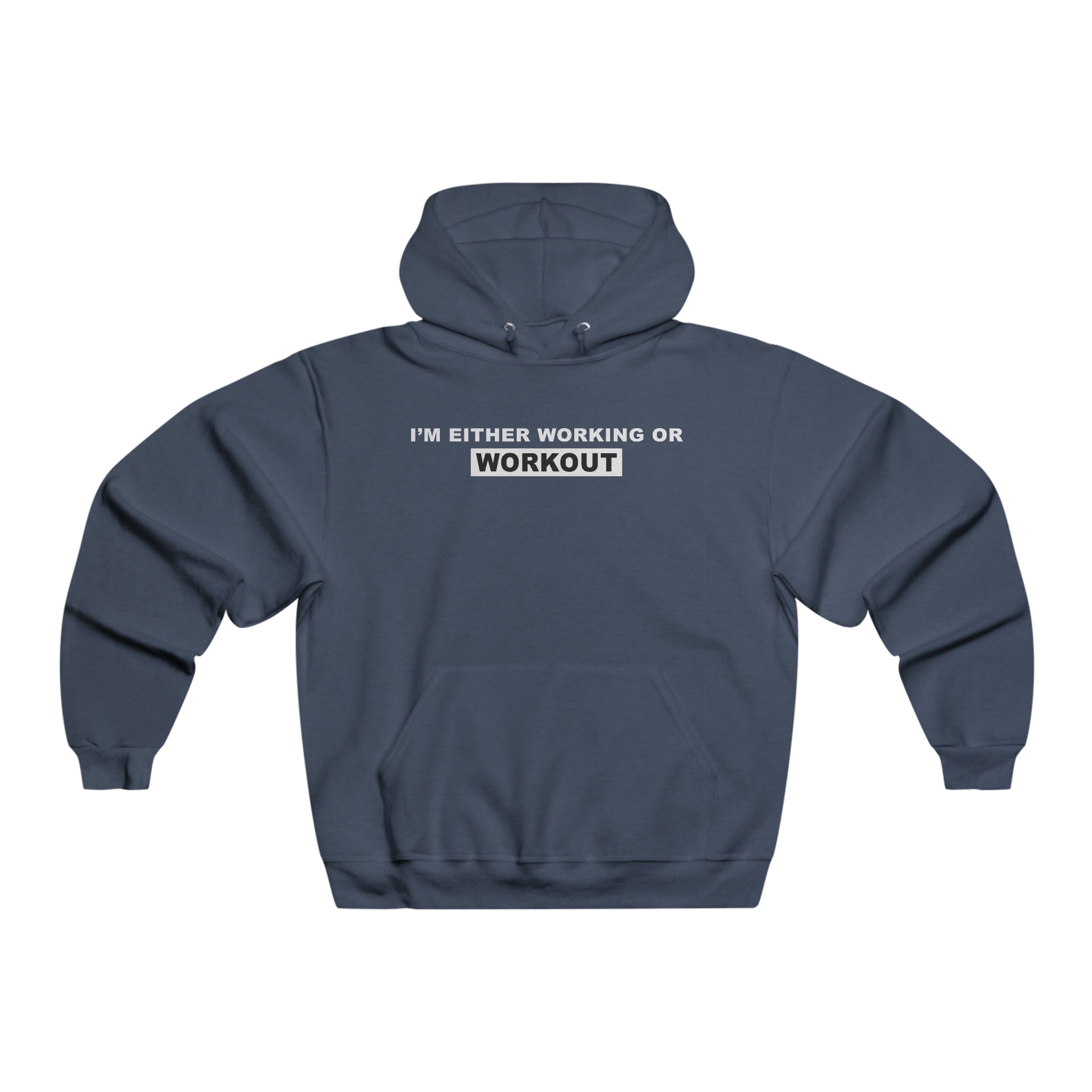 WORKING OR WORKOUT Graphic Hoodie