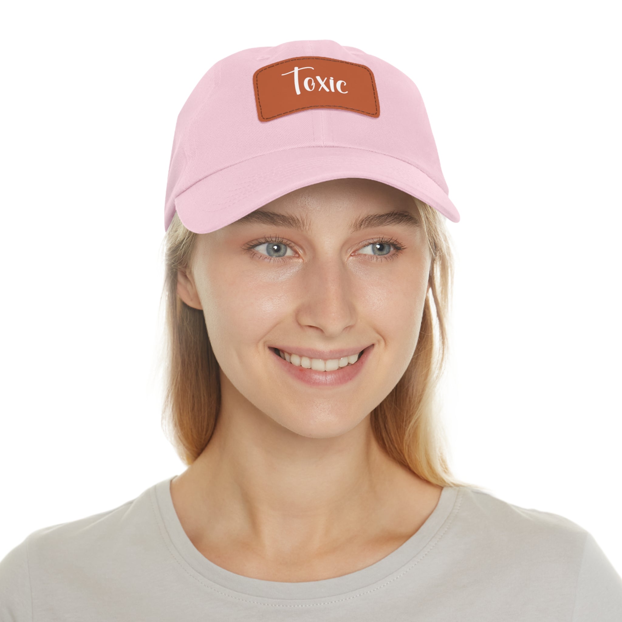 Toxic Dad Hat with Leather Patch