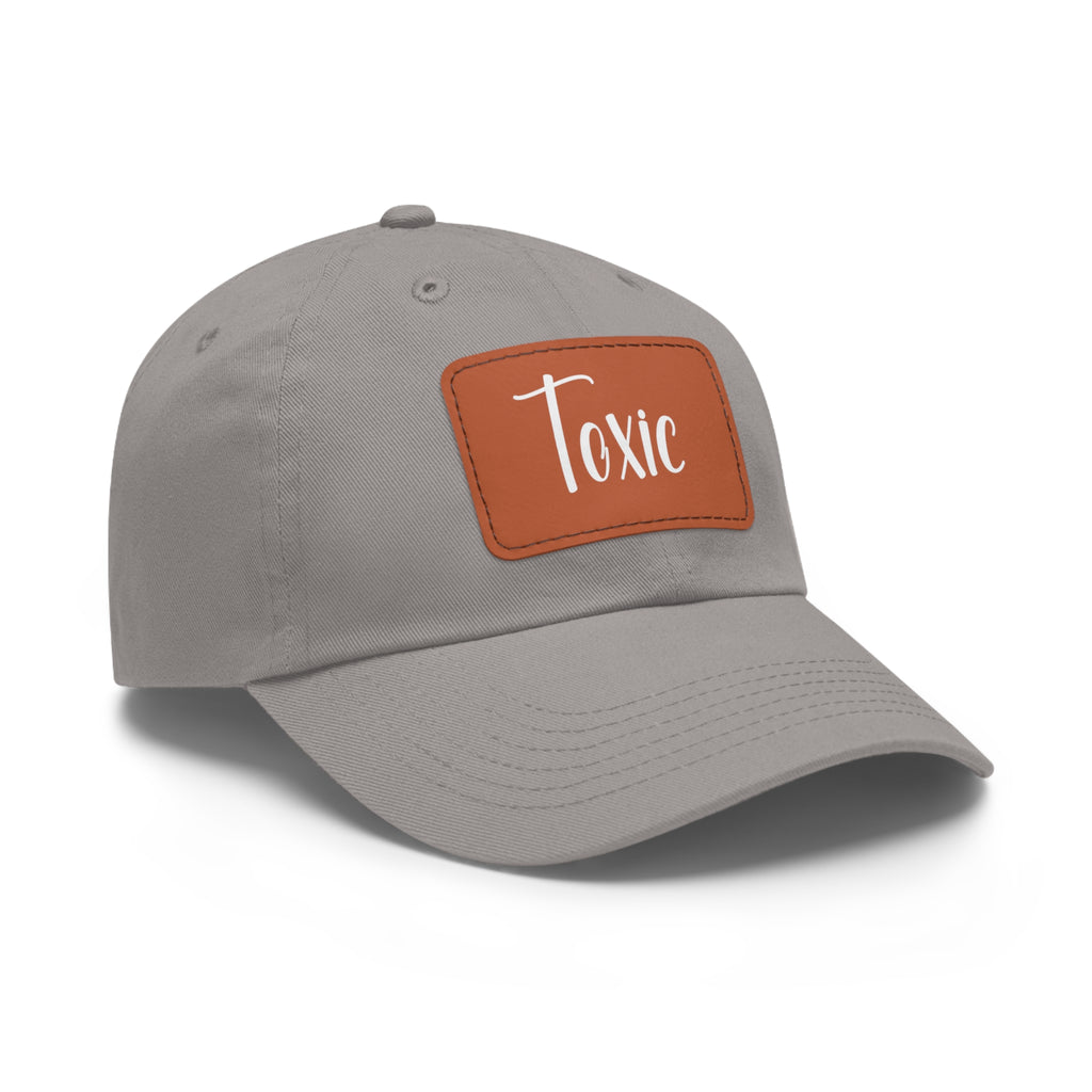 Toxic Dad Hat with Leather Patch