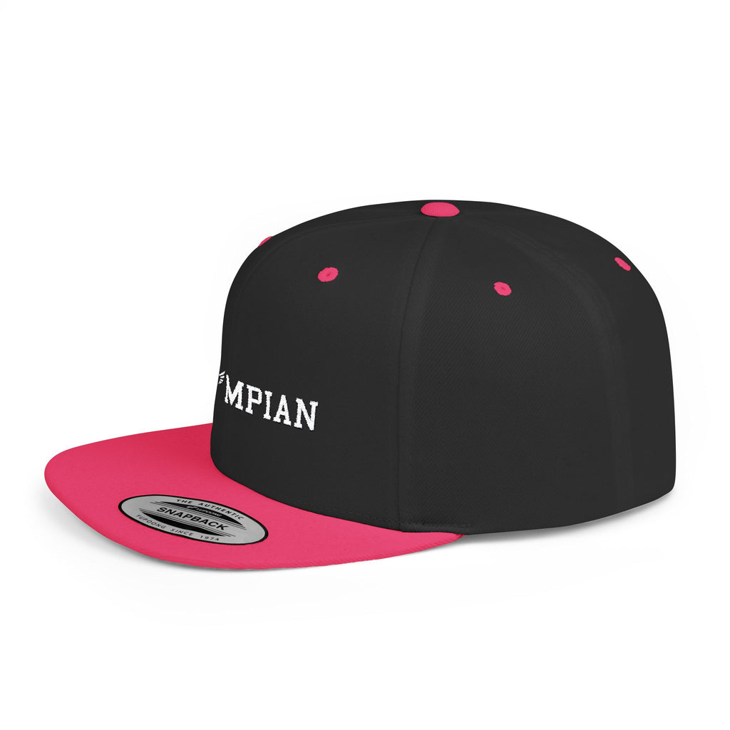 Olympian Flat Bill Snapback Hat