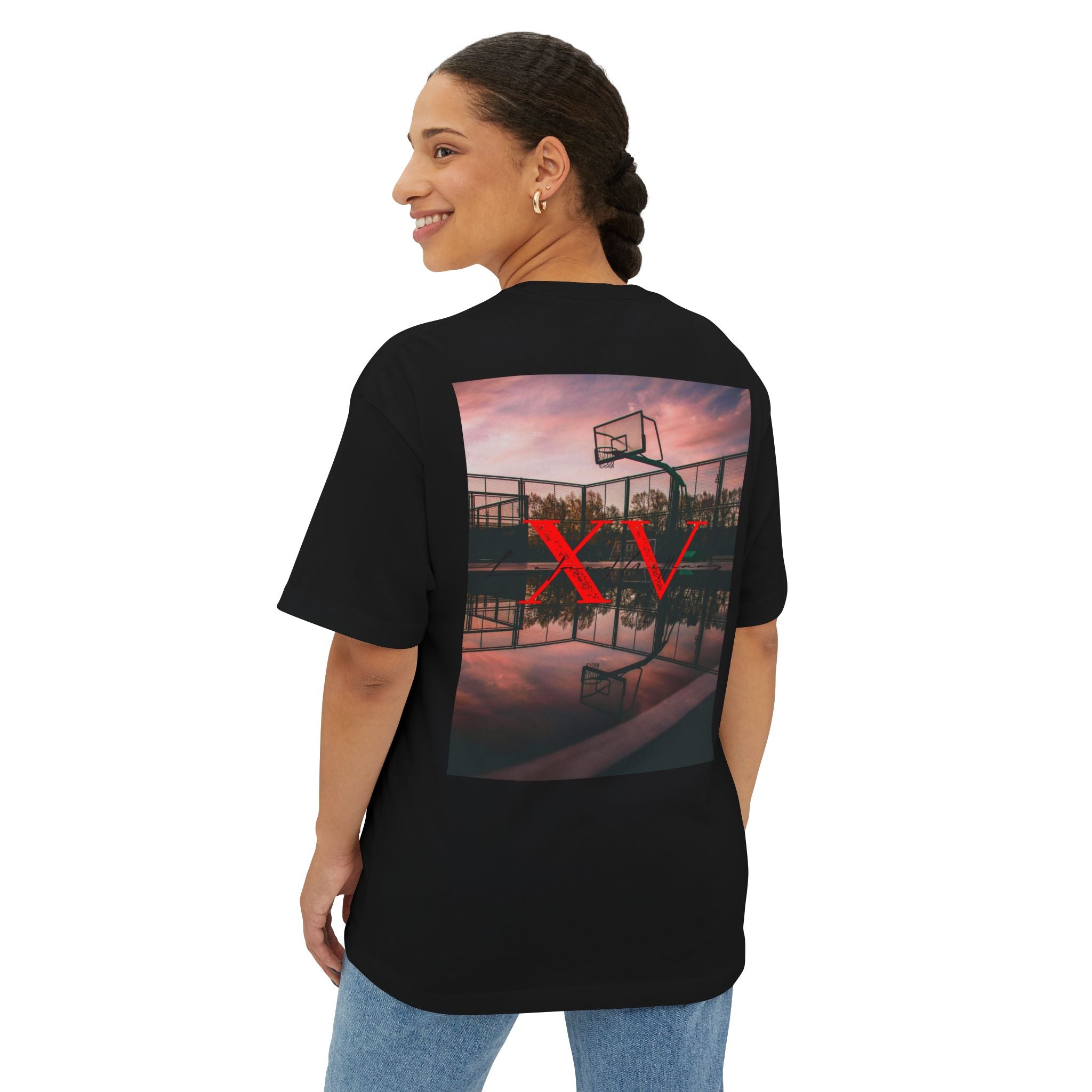 Oversized Tee - 'Get Up Josh Hart' Design