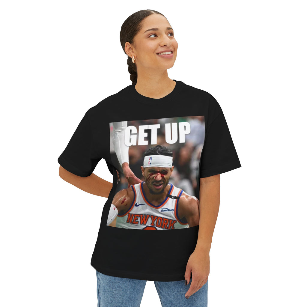 Oversized Tee - 'Get Up Josh Hart' Design
