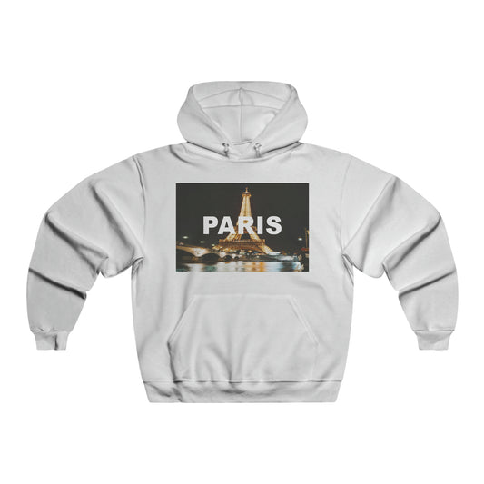 Paris Mens Hooded Sweatshirt