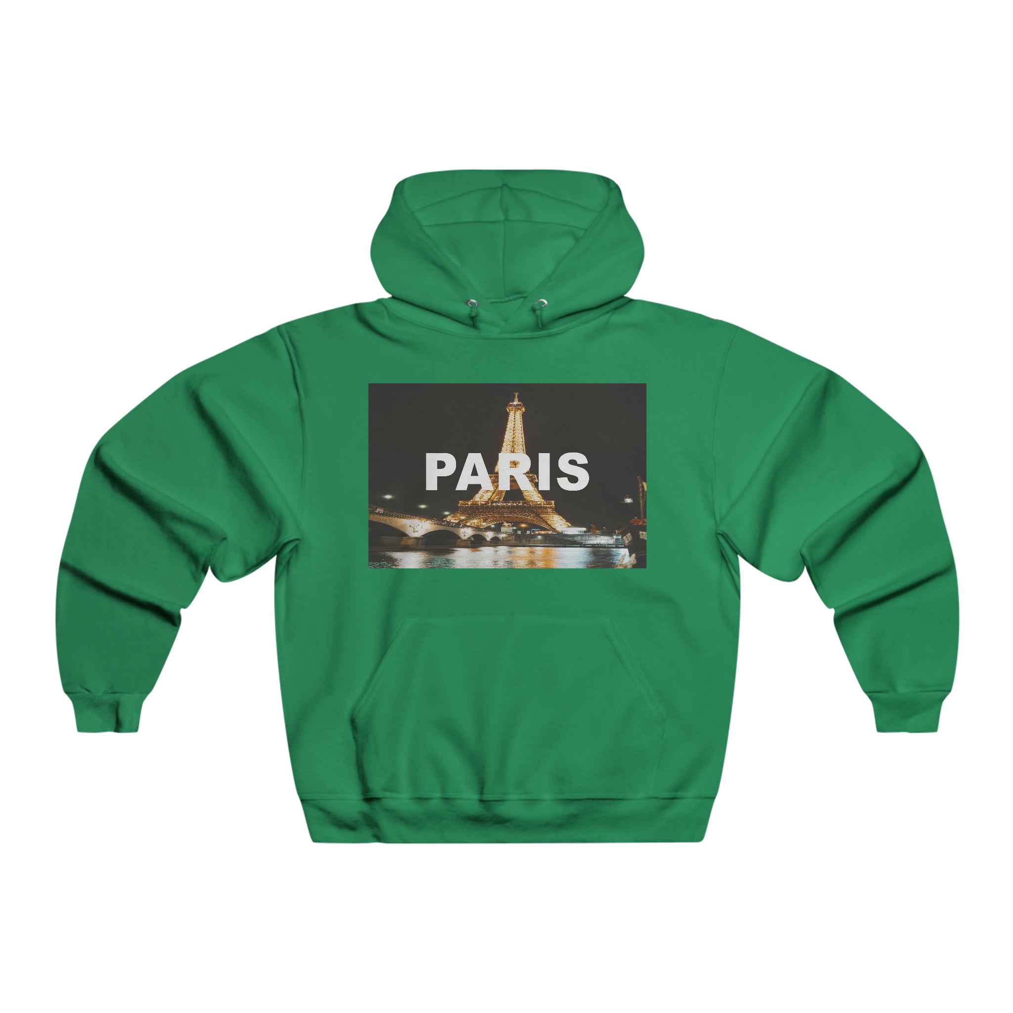 Paris Mens Hooded Sweatshirt