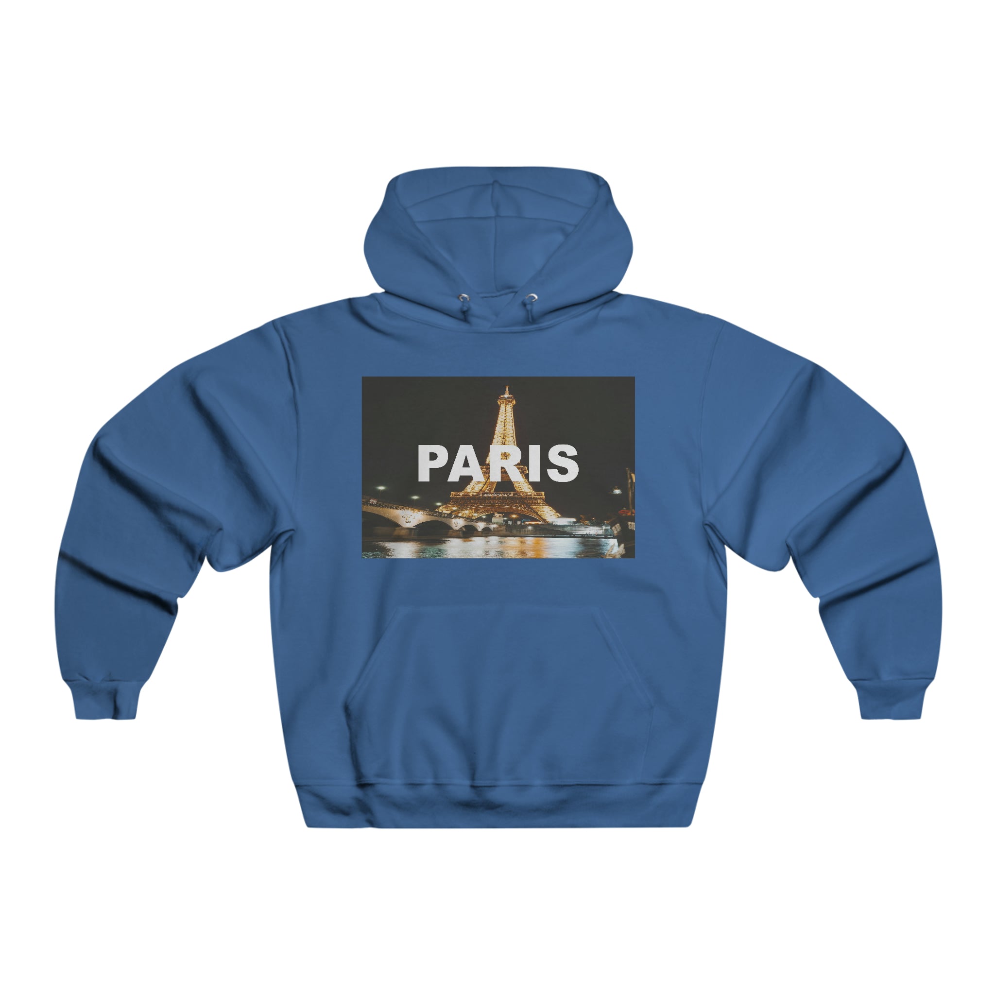 Paris Mens Hooded Sweatshirt