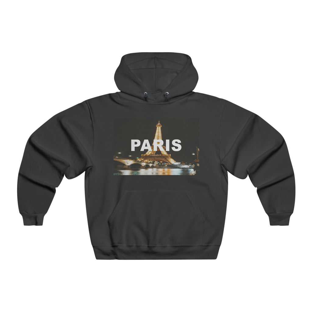 Paris Mens Hooded Sweatshirt