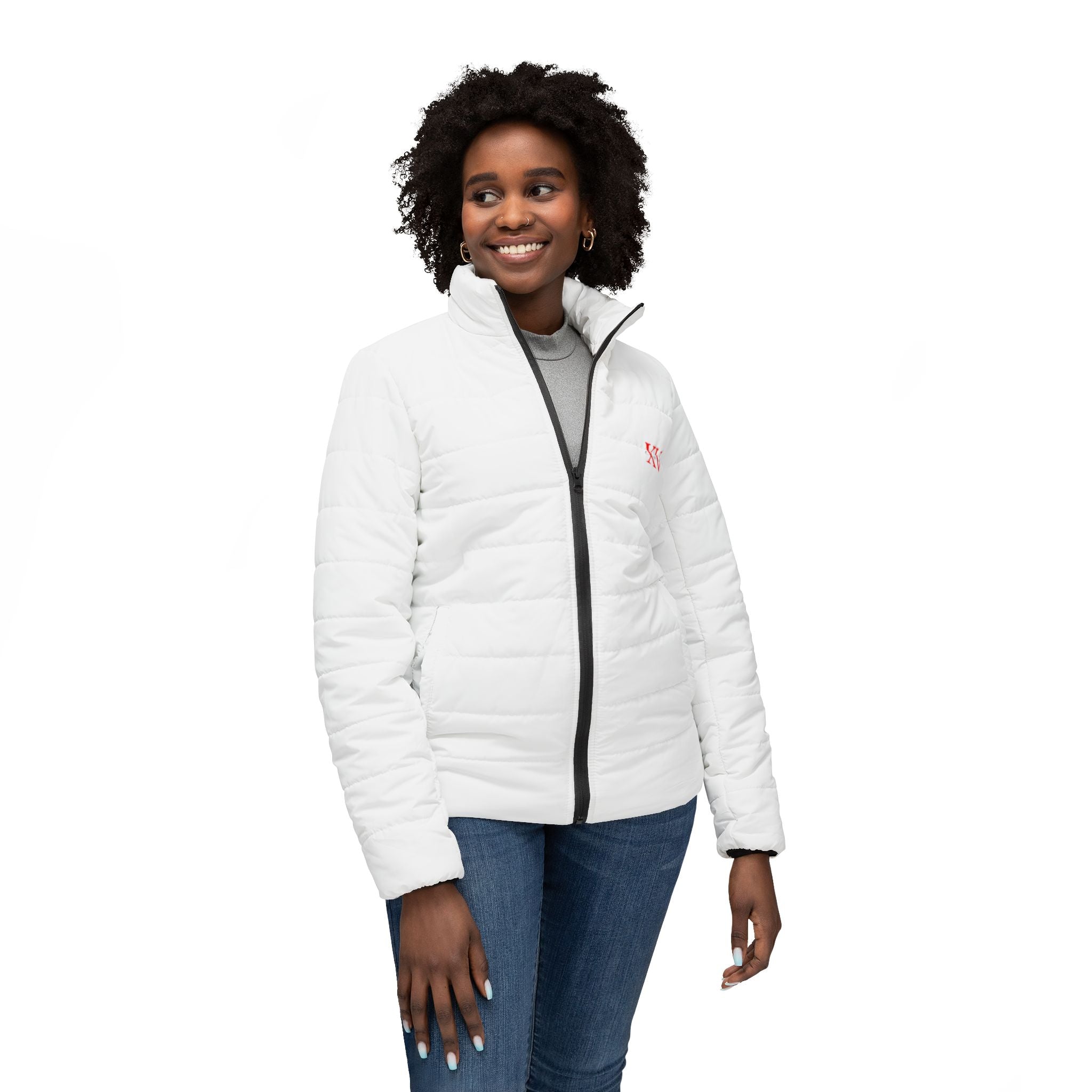 Women’s White XV Puffer Jacket
