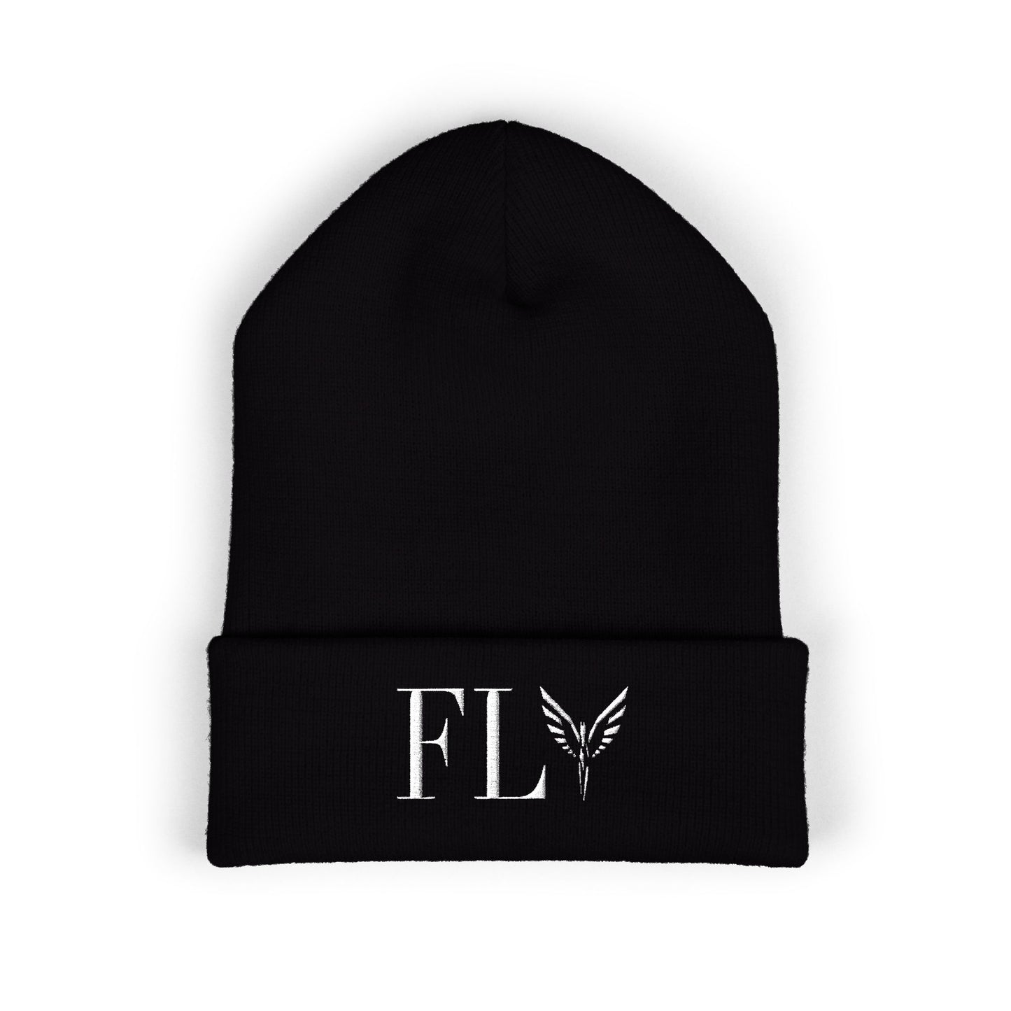 Beanie Hat - Olympian Fly Embroidered Classic Cuffed Beanie
