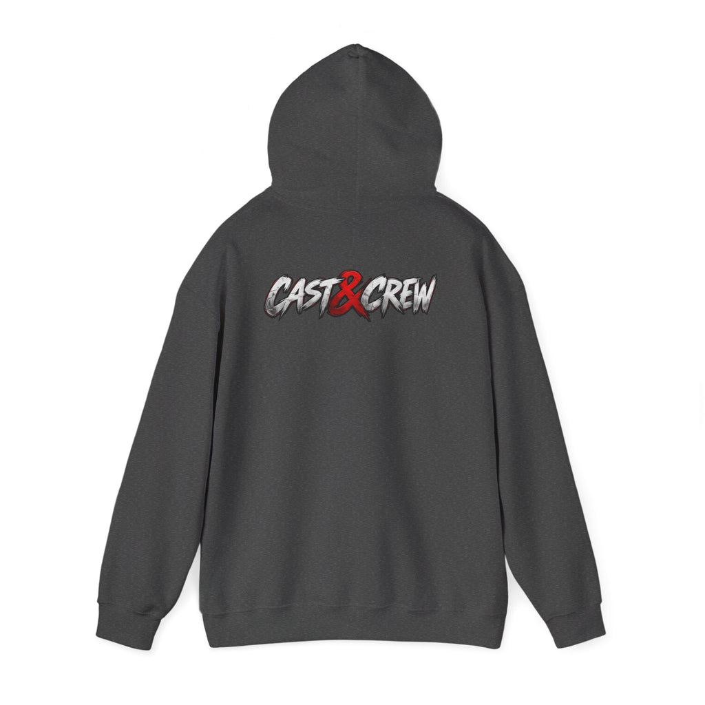 "BackDoor" Crime Drama Series Graphic Hoodie – 'Cast x Crew' Streetwear Pullover