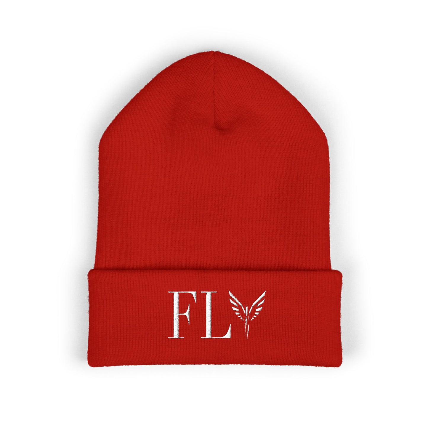 Beanie Hat - Olympian Fly Embroidered Classic Cuffed Beanie
