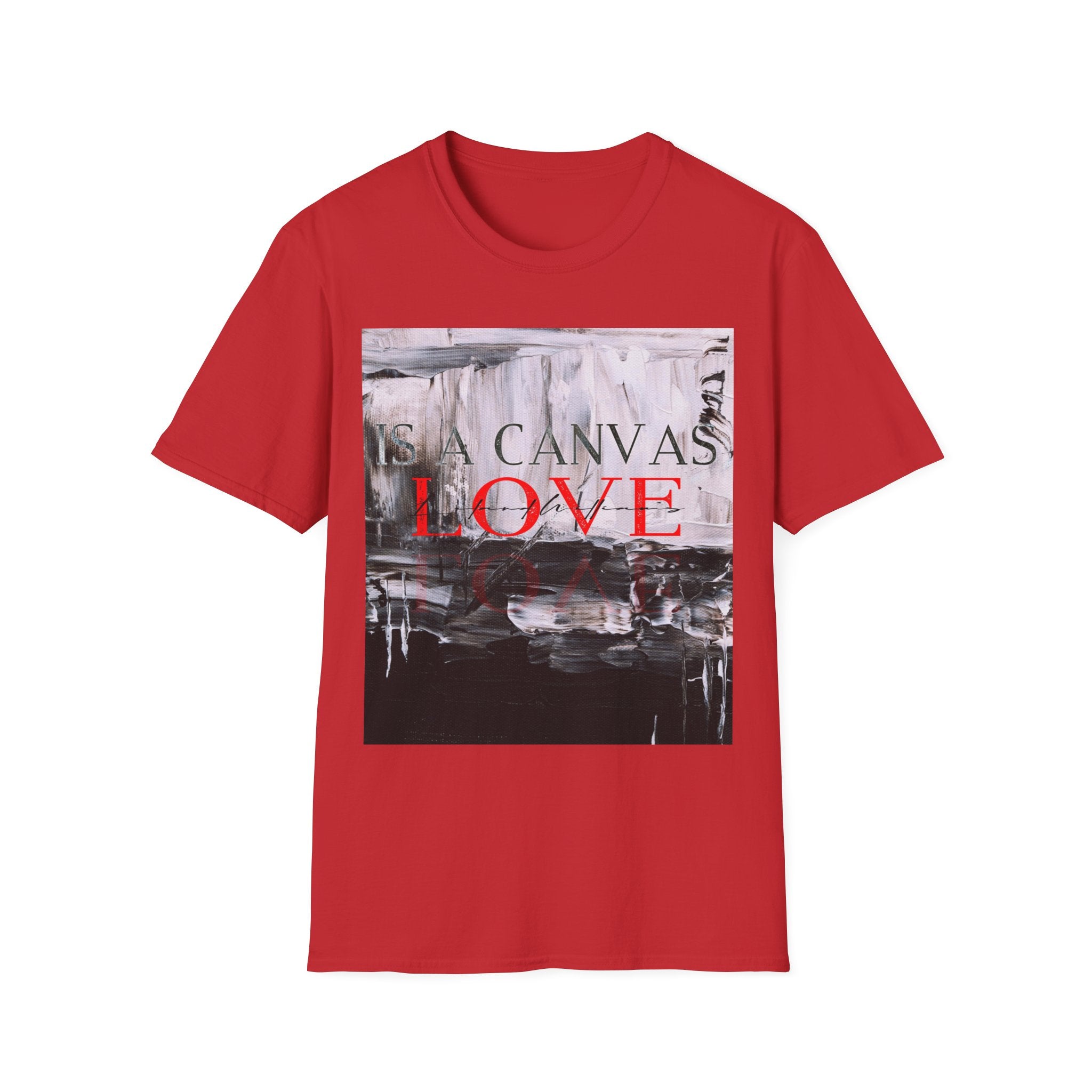 LOVE IS CANVAS Unisex Softstyle T-Shirt