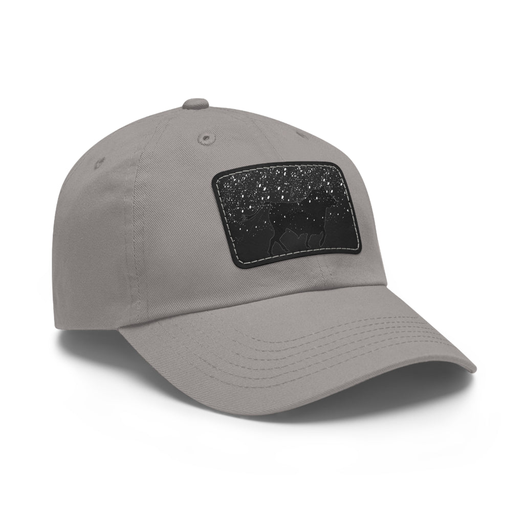 Bull in the Snow Dad Hat
